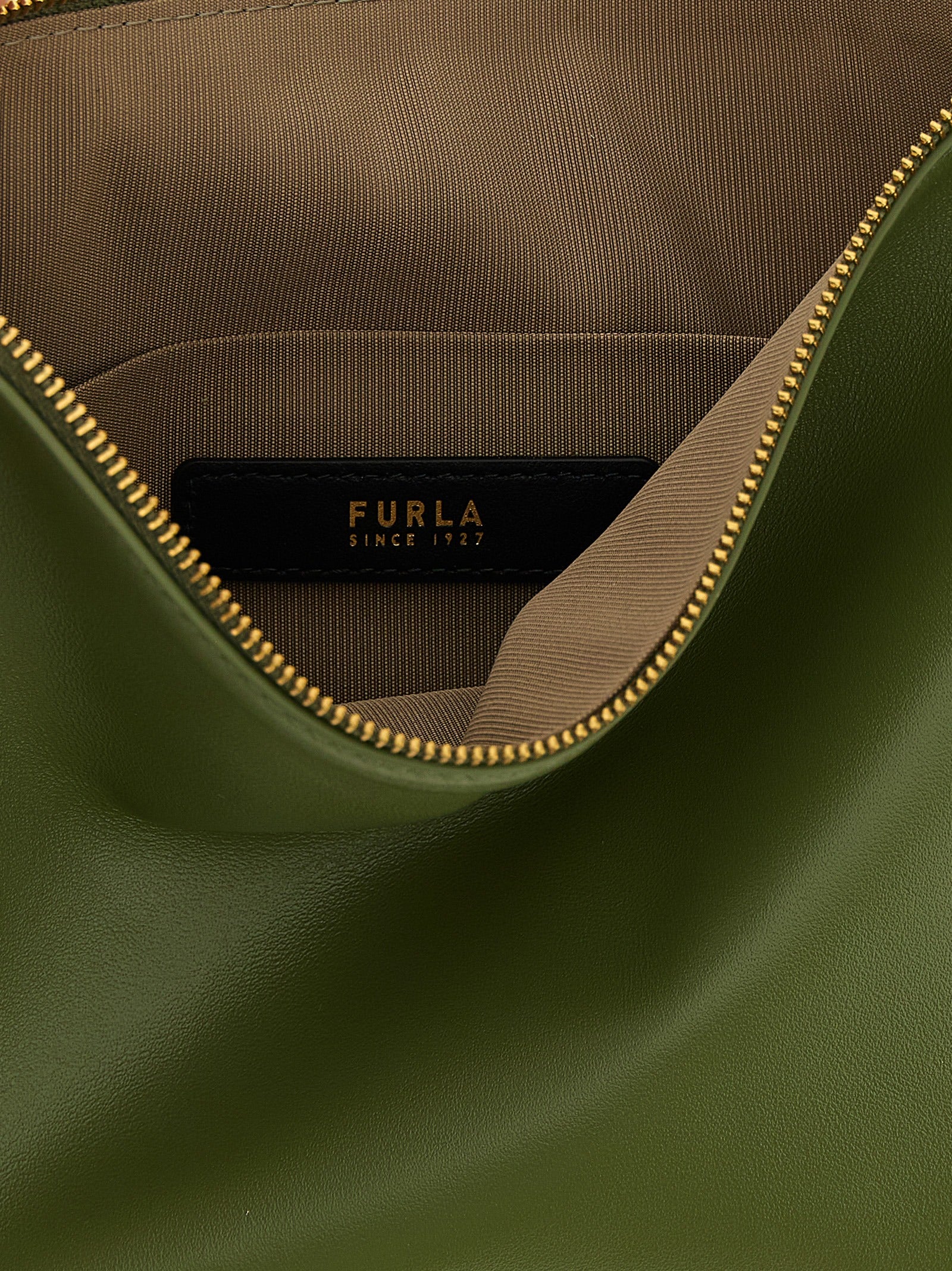 Furla Schultertasche aus zweifarbigem Lammleder