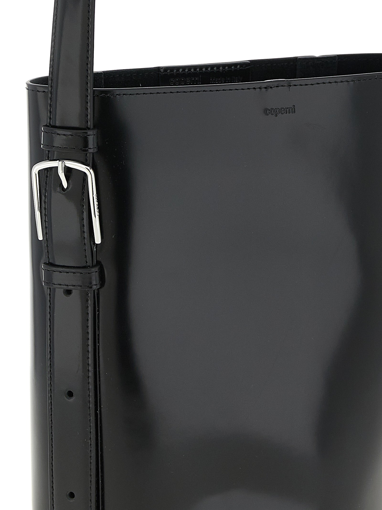 Coperni Schwarze Schultertasche aus Rindsleder