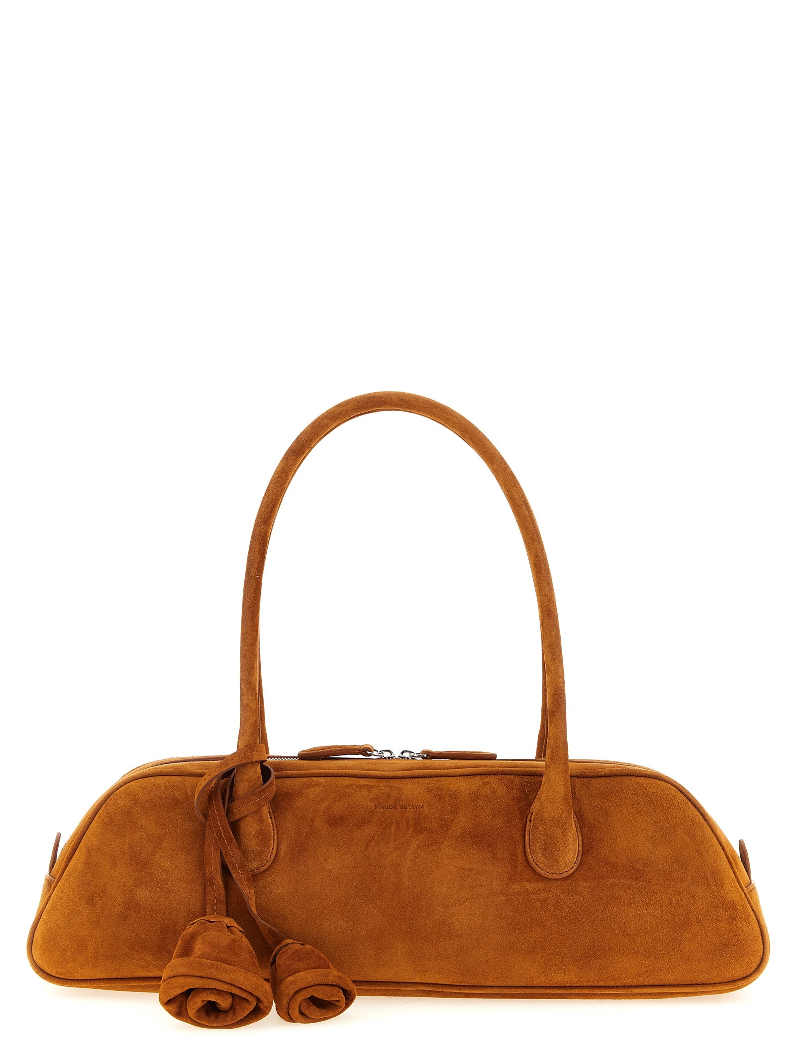 Magda Butrym Braunes Kalbsleder Damen Crossbody Tasche
