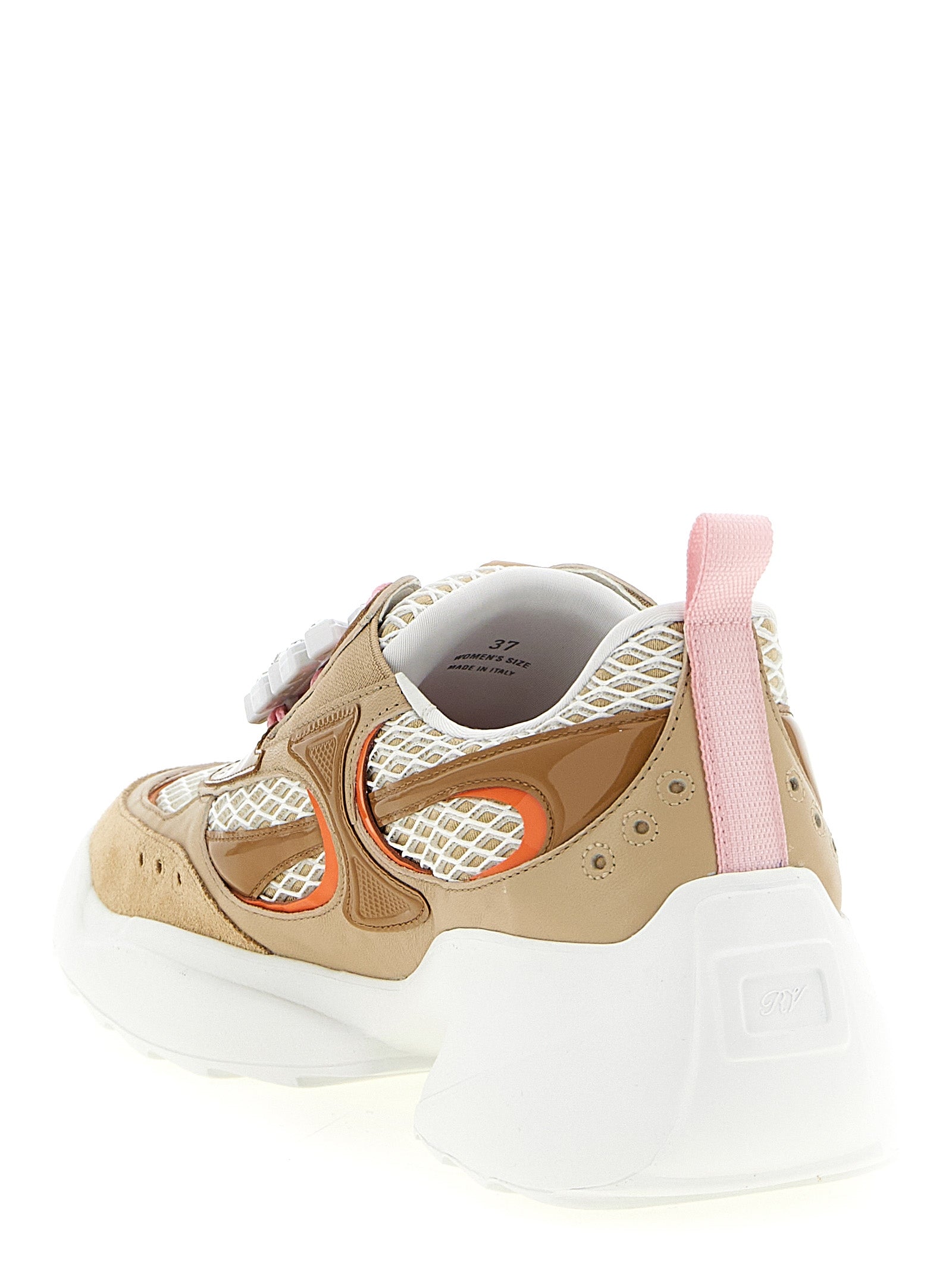 Roger Vivier Beige Kalbsleder Sneaker