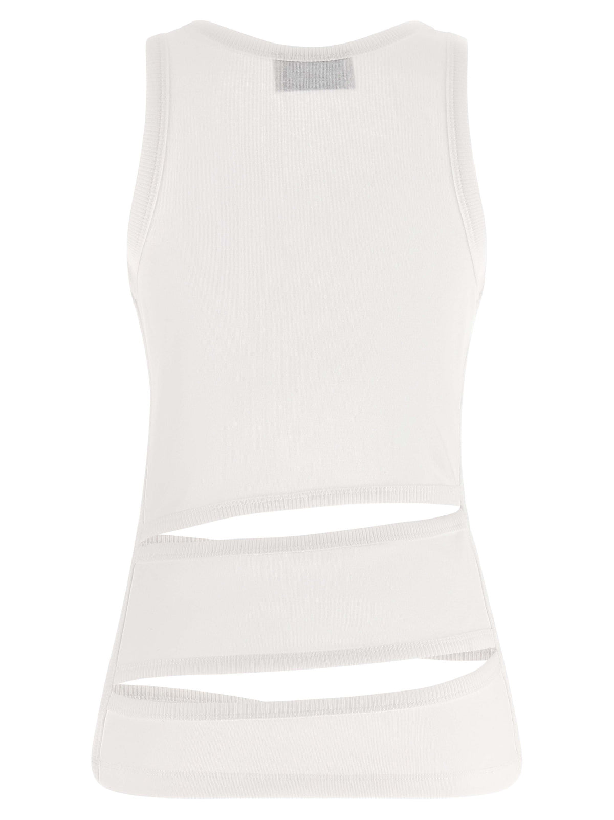 Coperni Weiße Bio-Baumwoll-Trägershirts