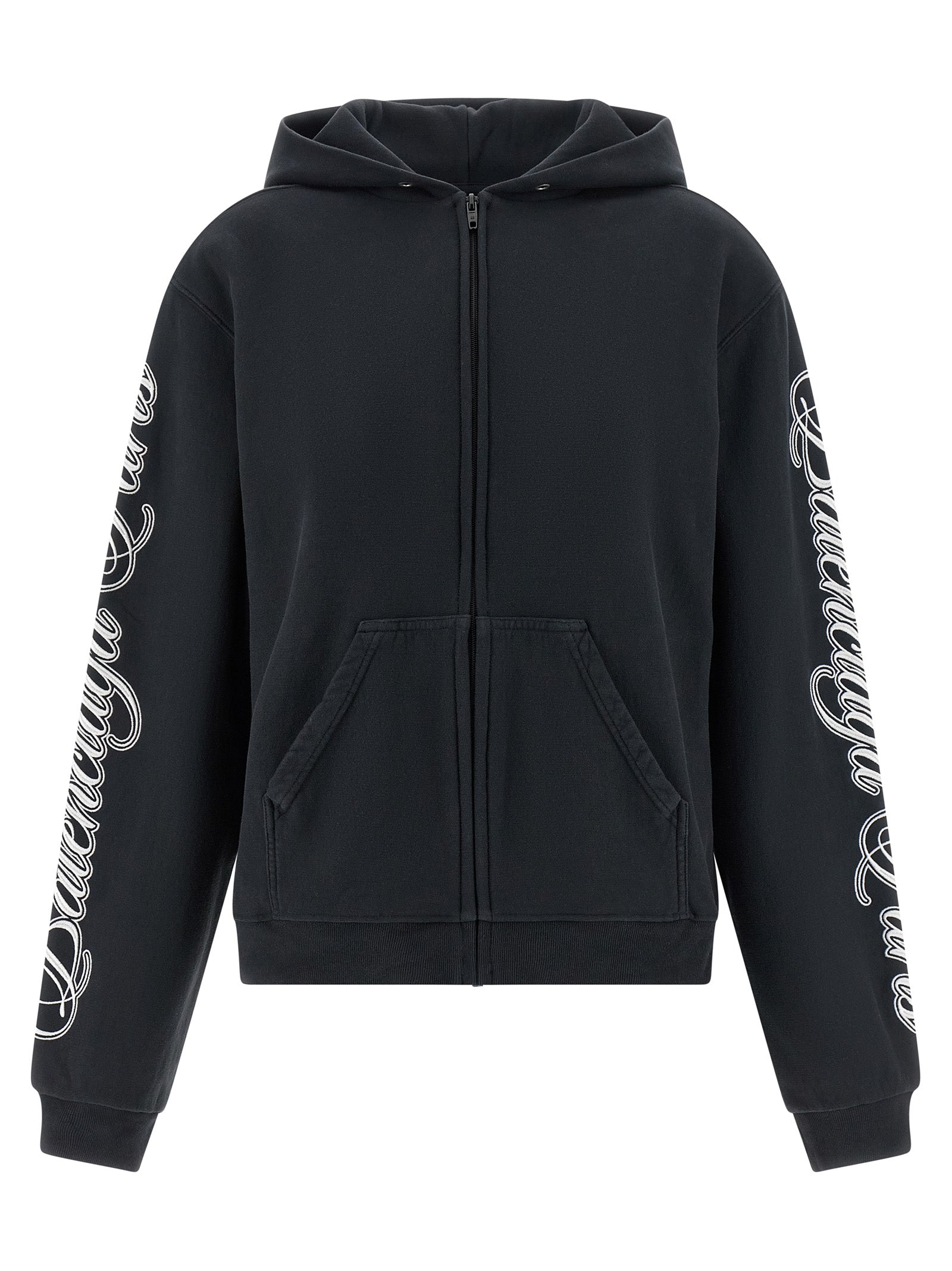 Balenciaga Schwarzer Baumwoll-Sweatshirt