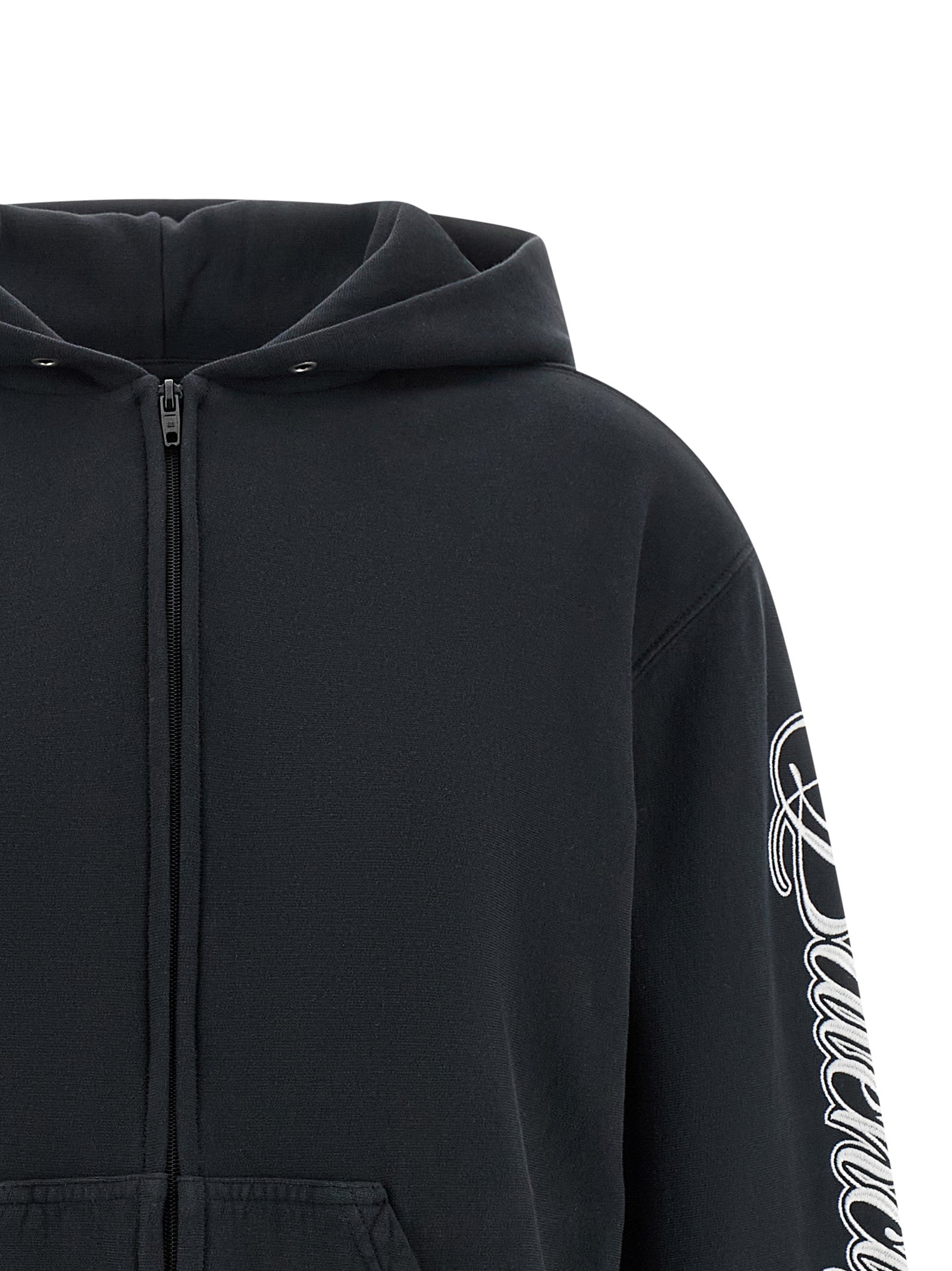 Balenciaga Schwarzer Baumwoll-Sweatshirt