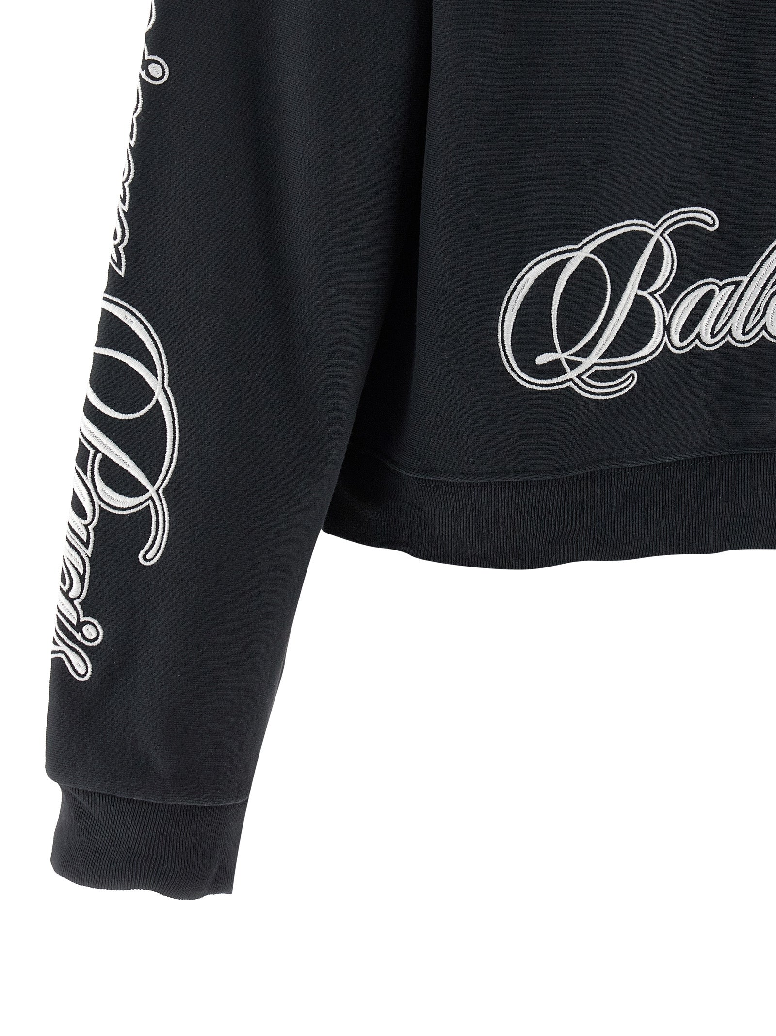 Balenciaga Schwarzer Baumwoll-Sweatshirt