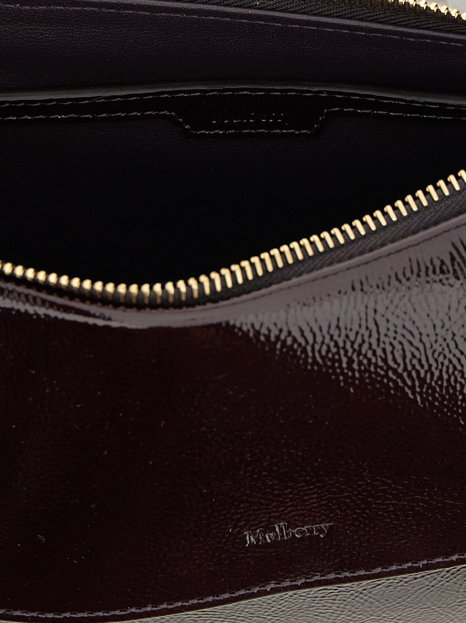 Mulberry Schultertasche aus violettem Kalbsleder