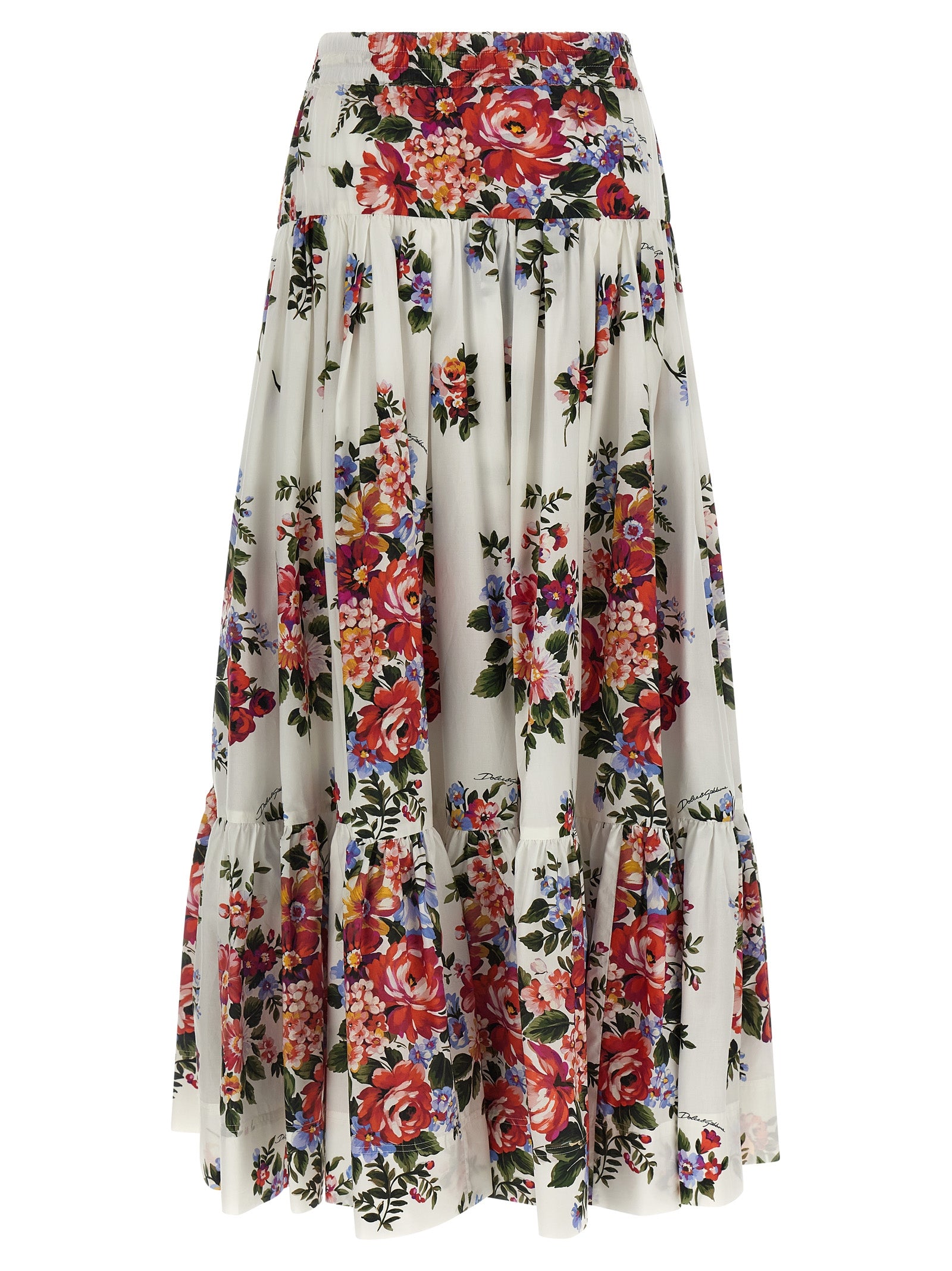 Dolce & Gabbana Weißrock aus Baumwolle