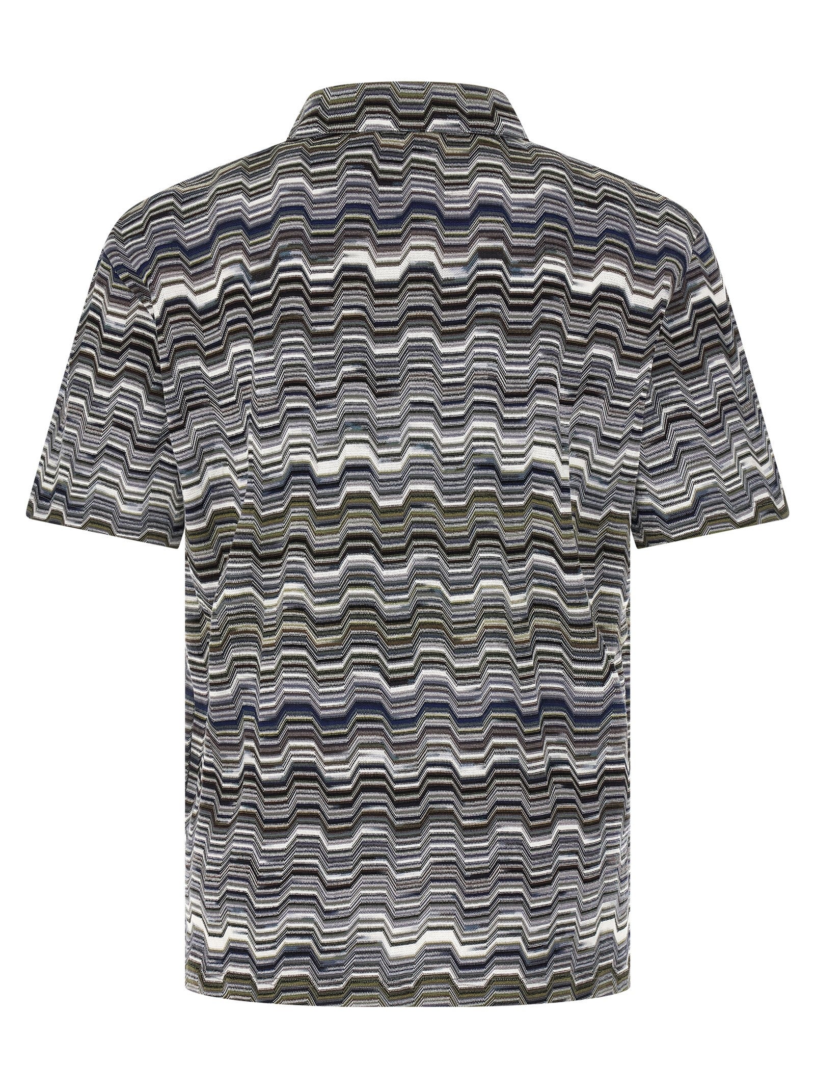 Missoni Bicolor Cotton Polo Shirt
