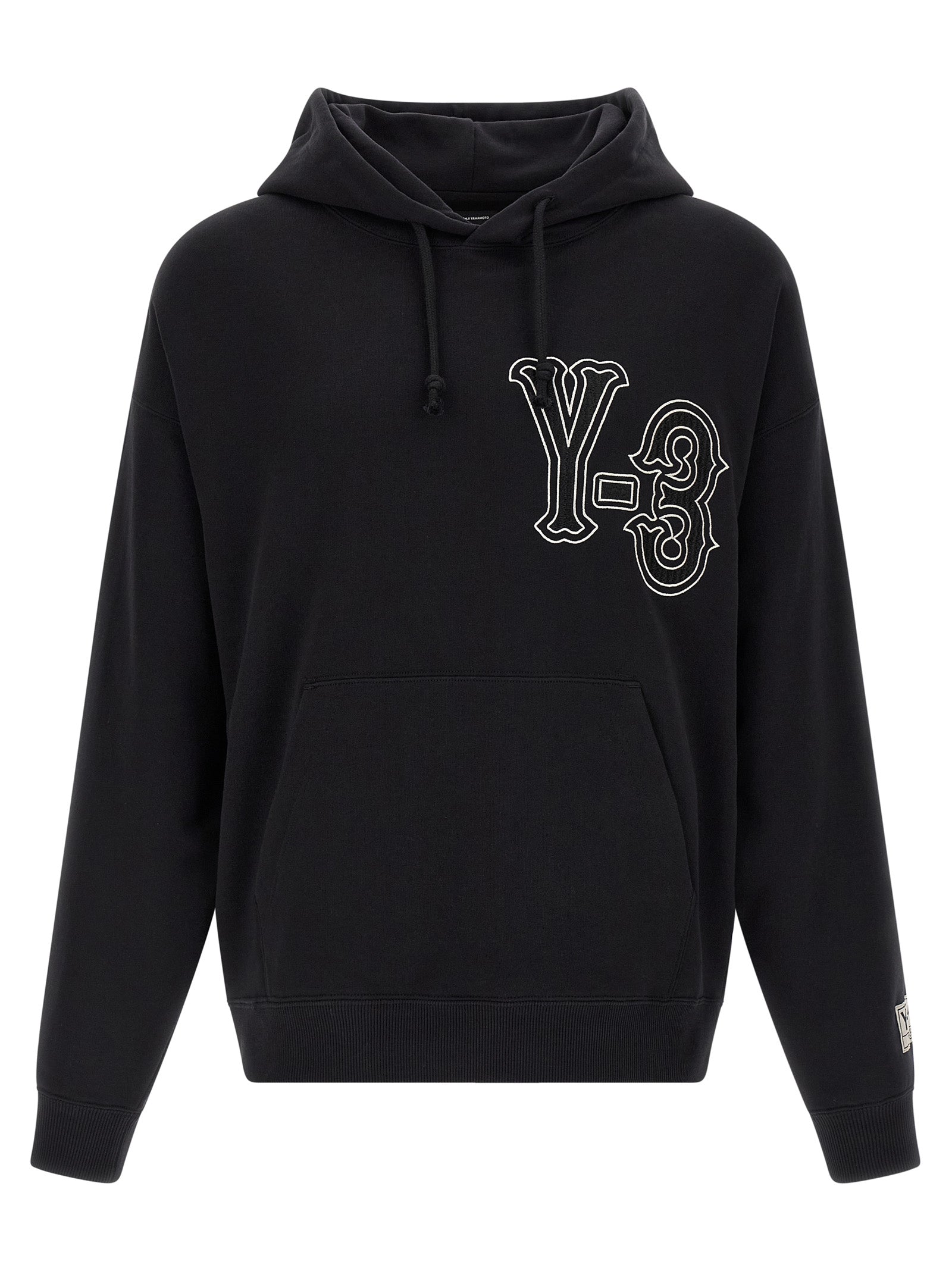 Y-3 Schwarzer Baumwoll-Sweatshirt