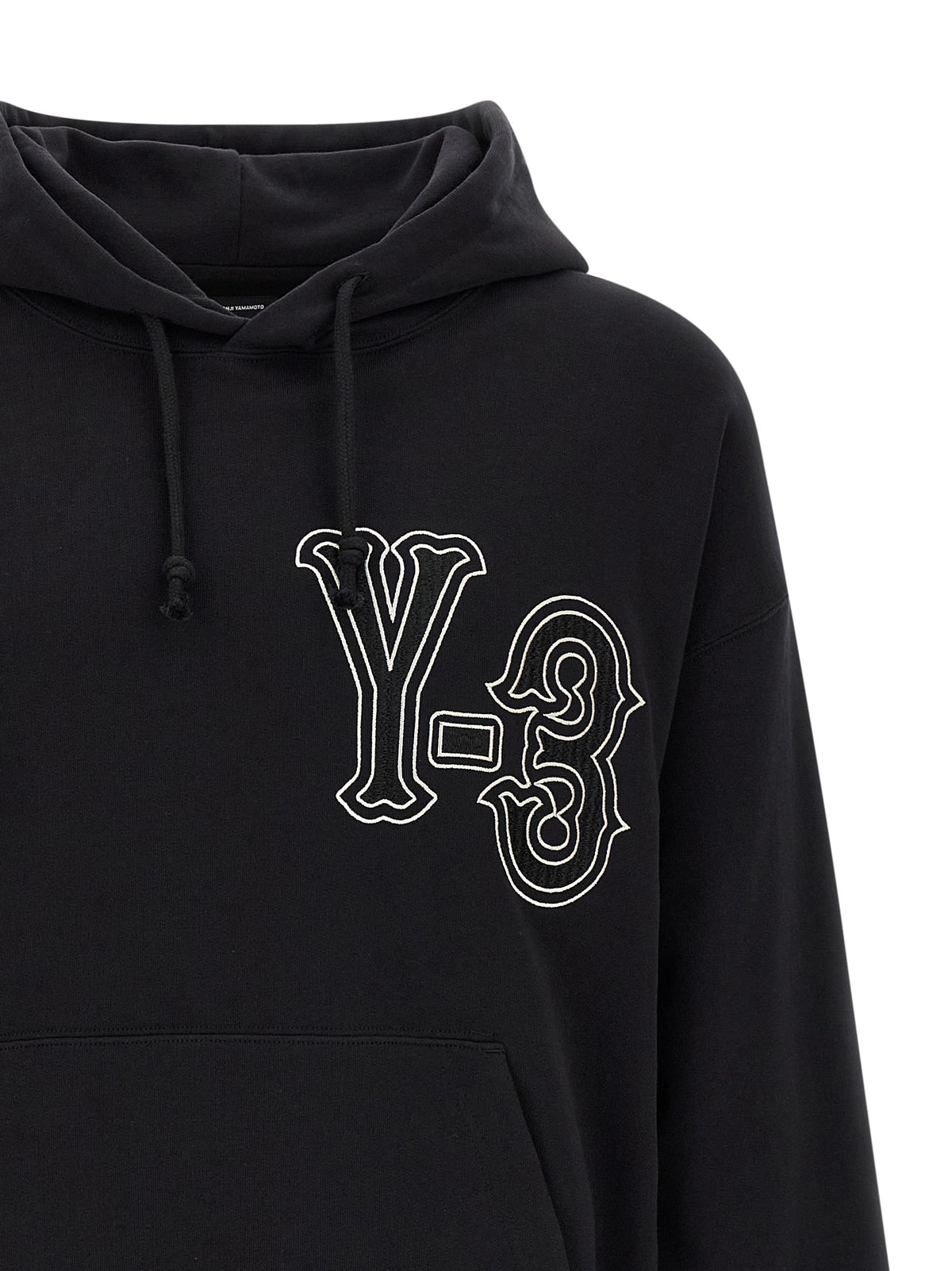 Y-3 Schwarzer Baumwoll-Sweatshirt