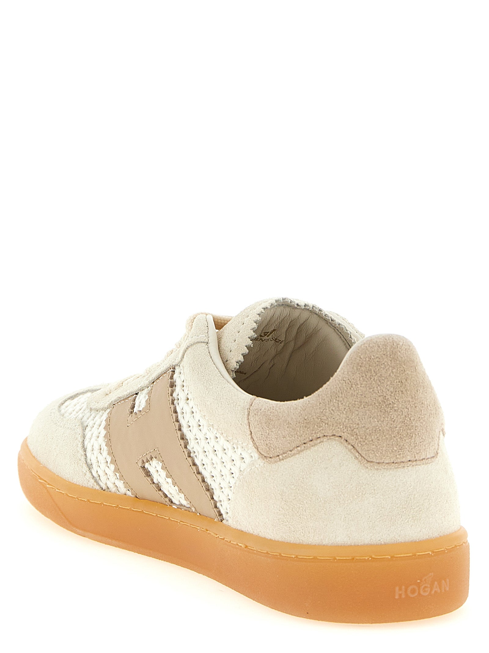 Hogan Beige Baumwoll Low-Top-Sneaker