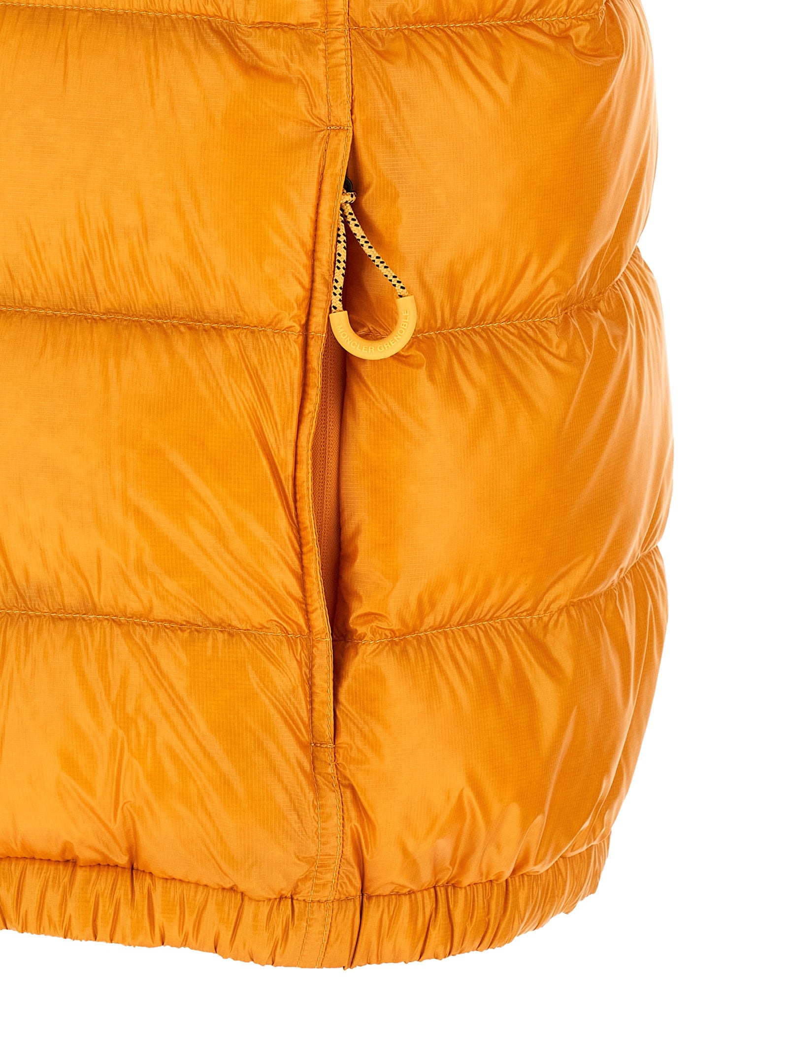 Moncler Grenoble Ärmellose Zweifarbige Polyesterjacke