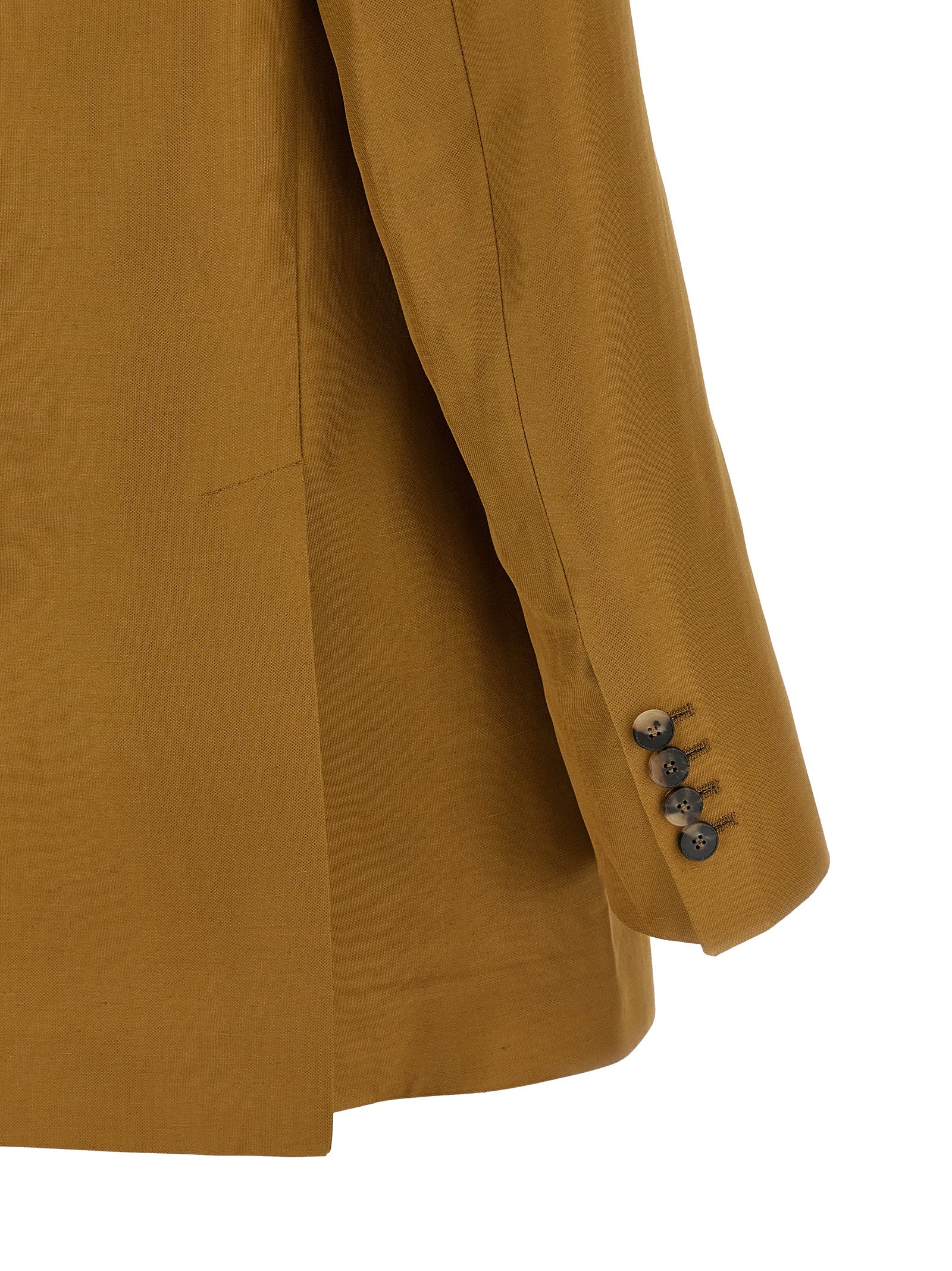 Alberto Biani Brauner Viskose-Blazer