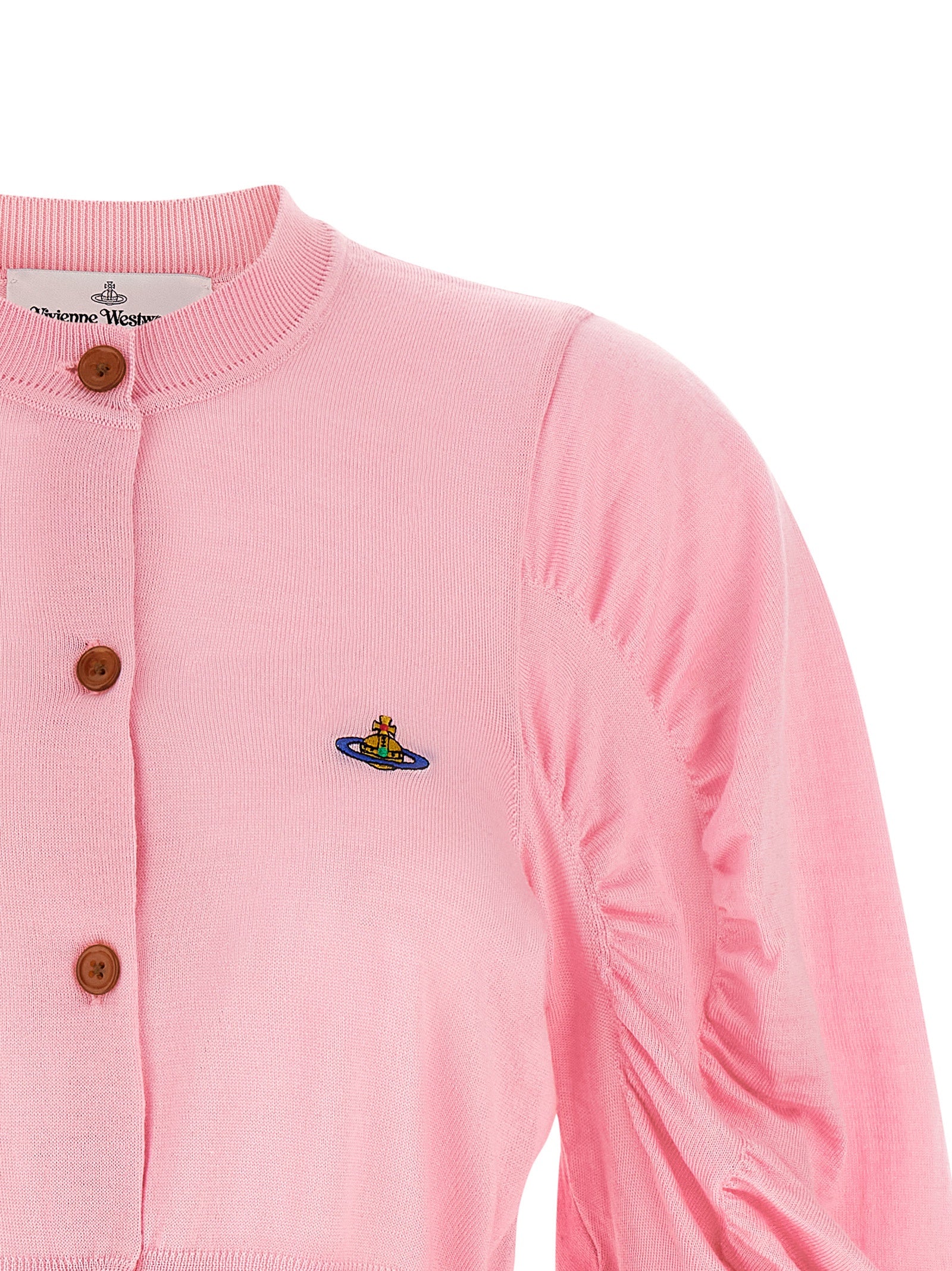 Vivienne Westwood Mehrfarbige Wollstrickjacke