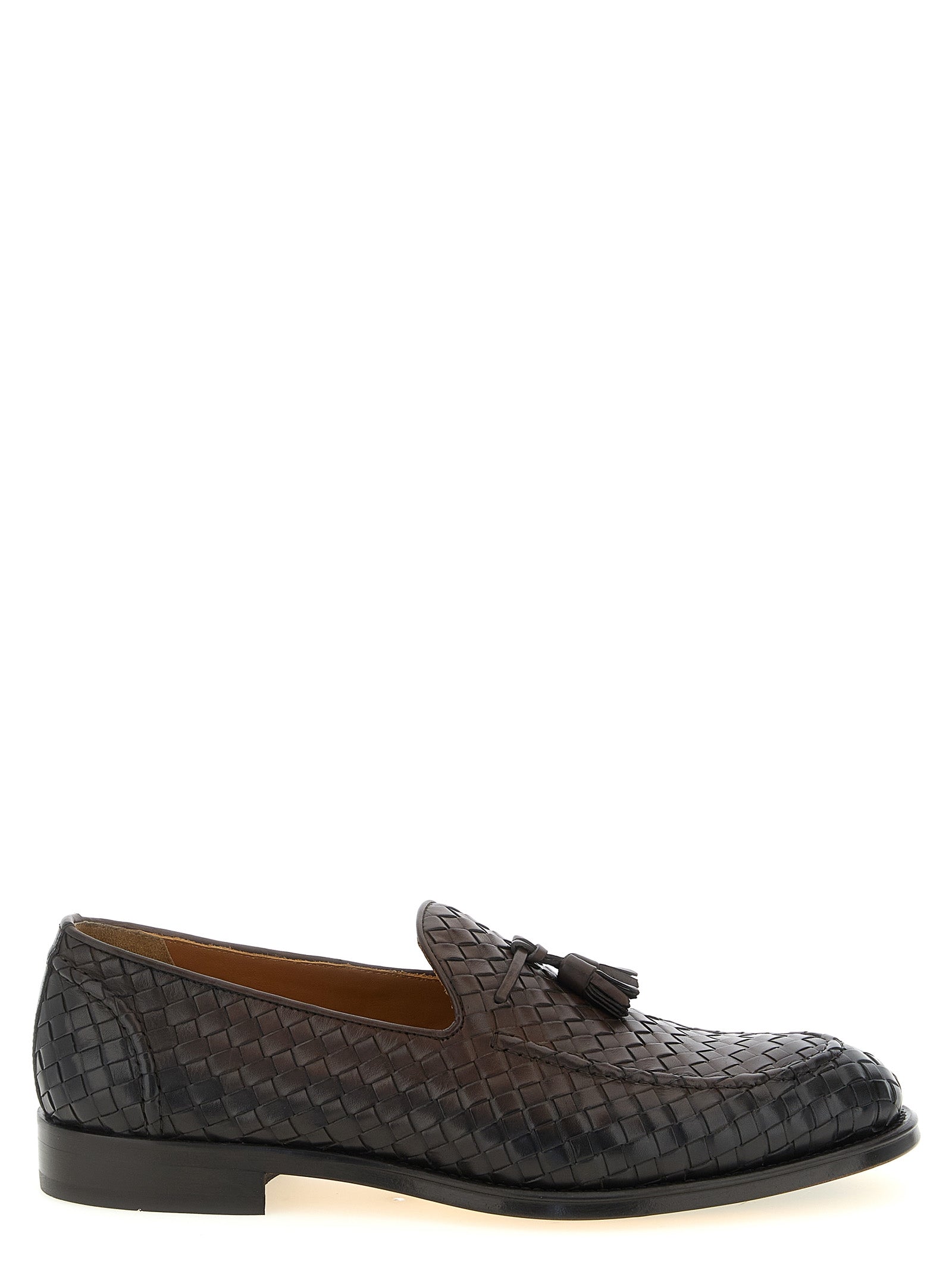 Doucal's Braune Kalbsleder-Slipper