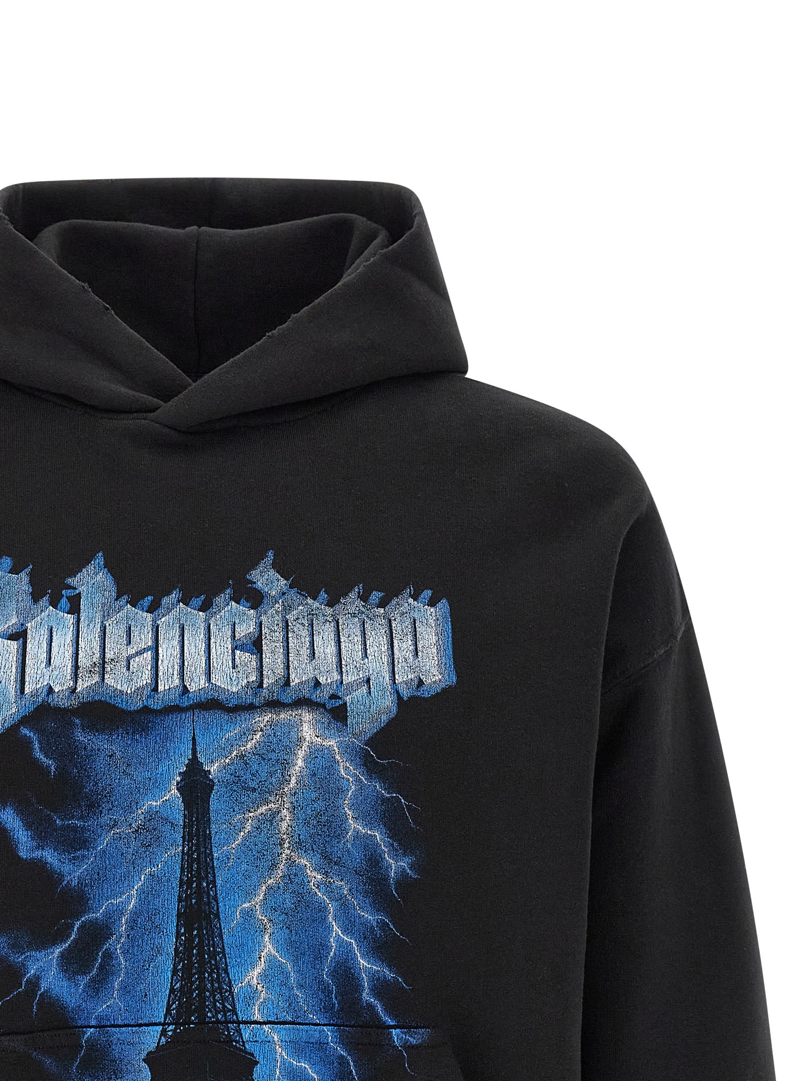 Balenciaga Schwarzer Baumwoll-Sweatshirt