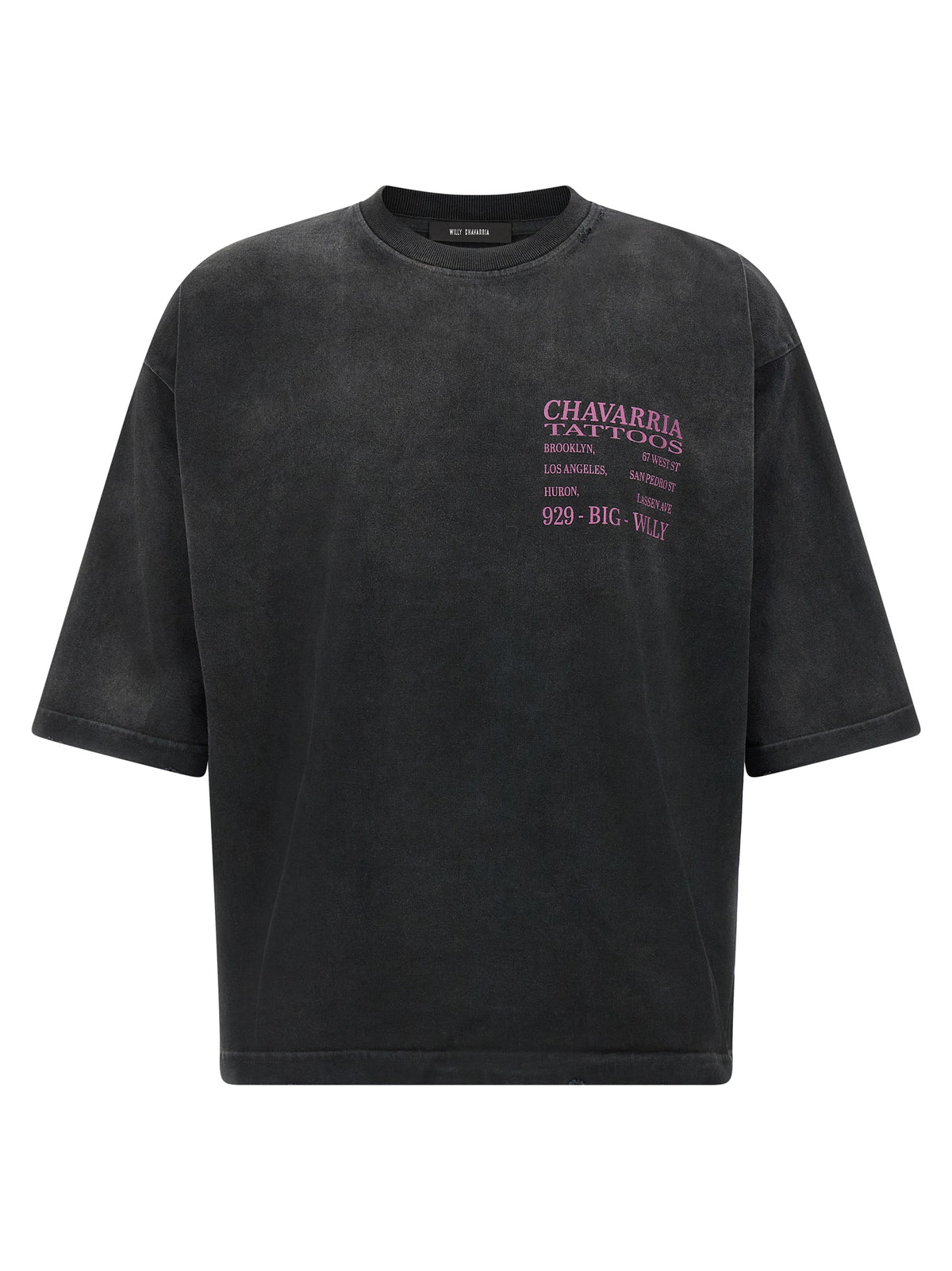 WILLY CHAVARRIA Schwarzes Baumwoll-T-Shirt