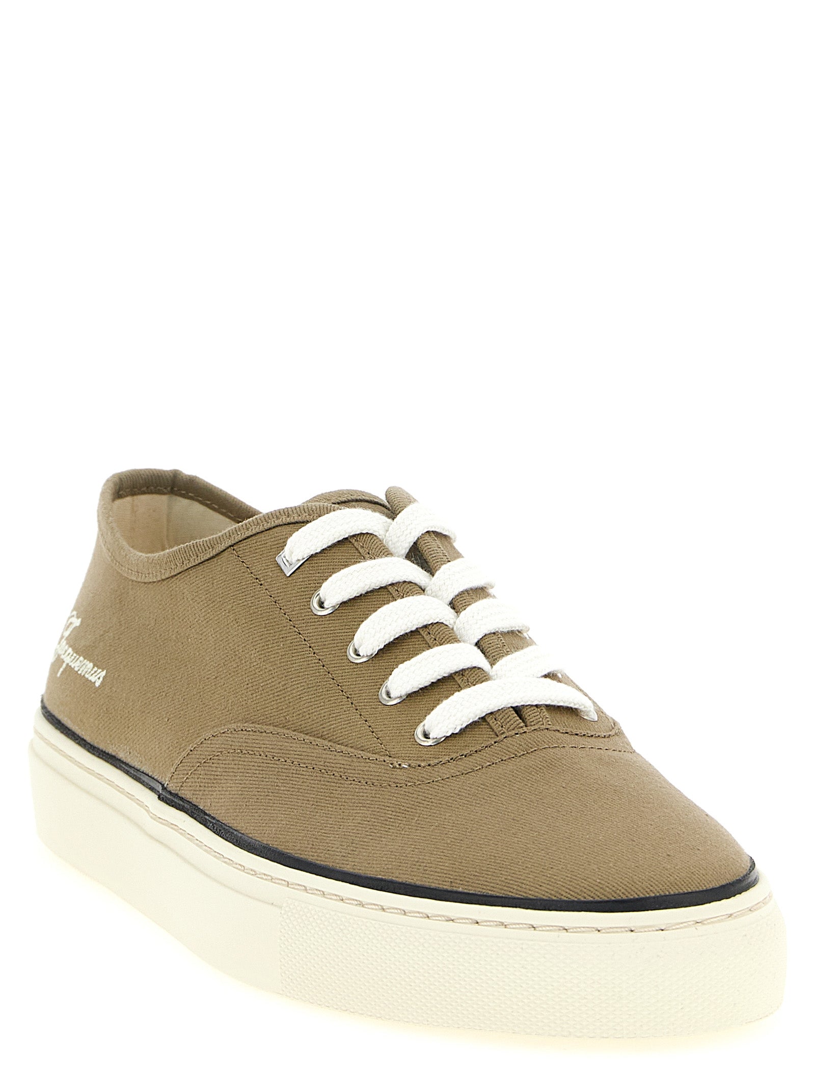 Jacquemus Zweifarbige Low-Top-Sneaker aus Baumwolle