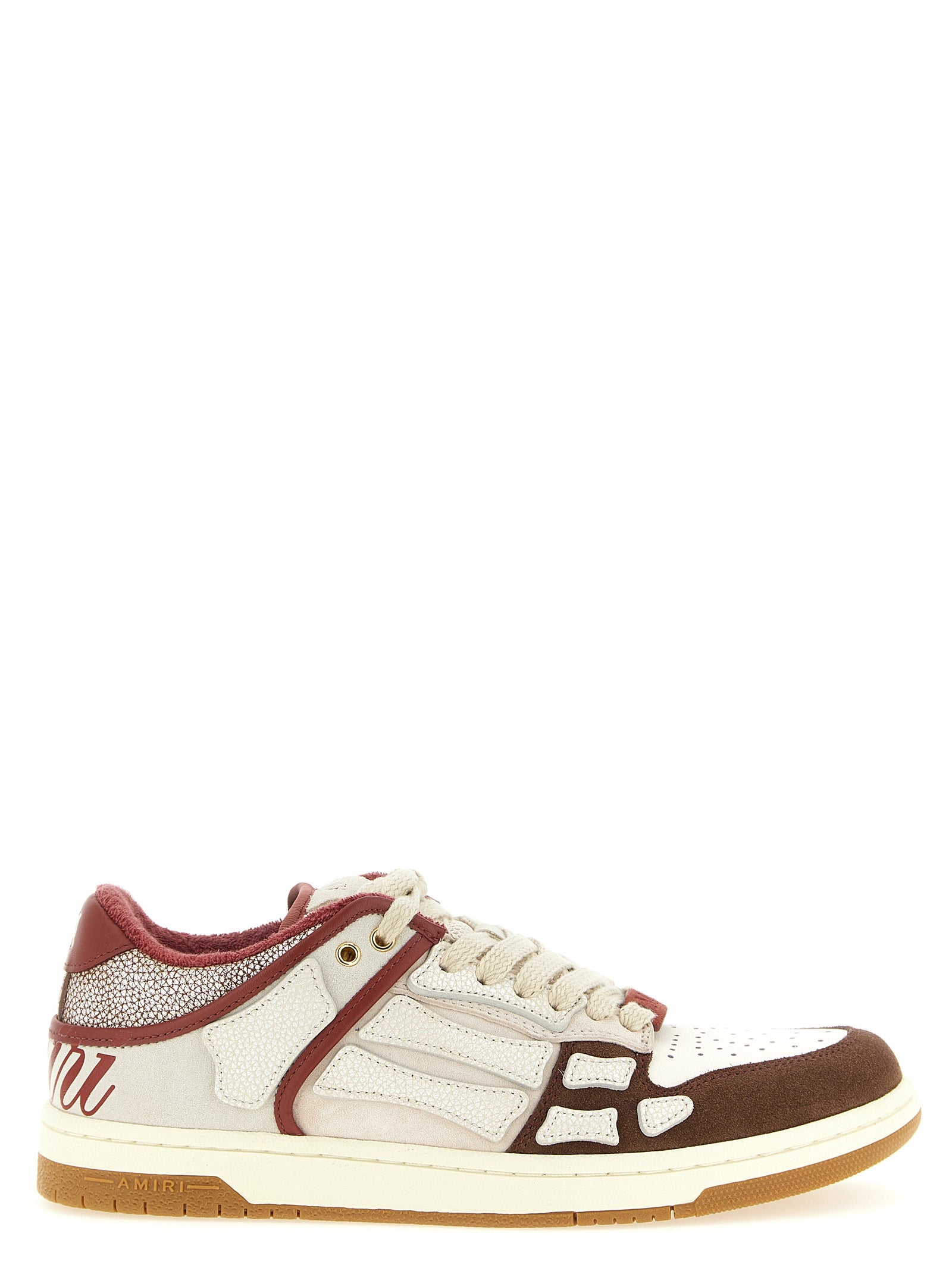 Amiri Mehrfarbige Low-Top-Sneaker aus Rindsleder