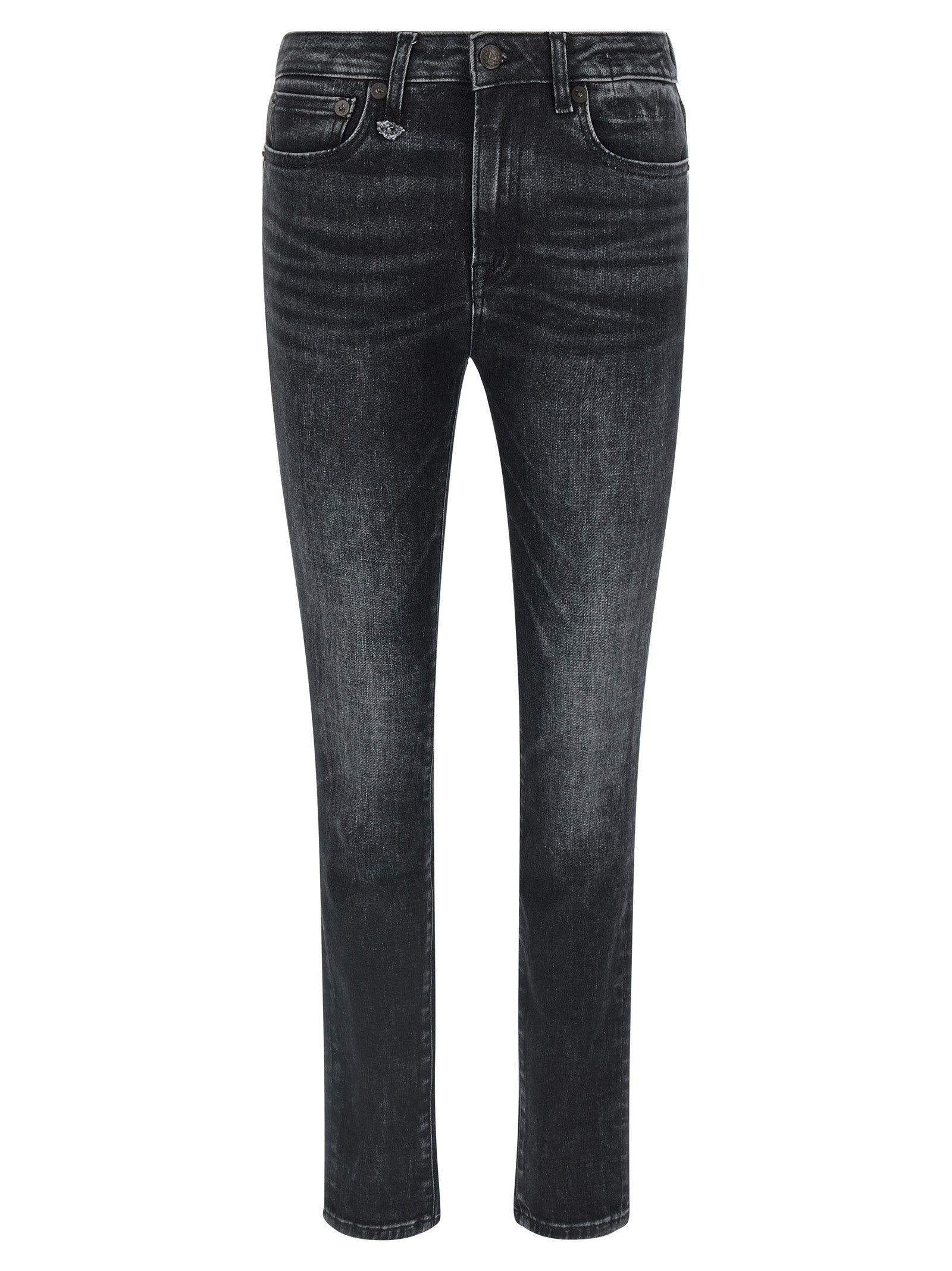 R13 Schwarze Baumwolljeans Denim
