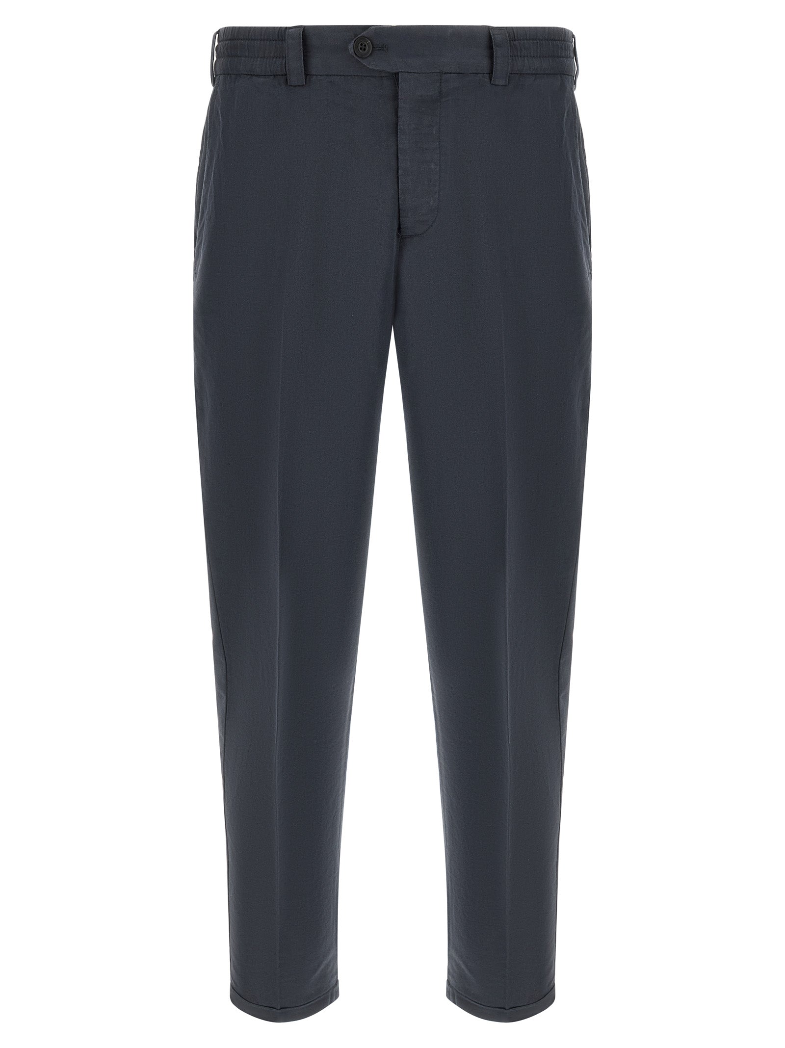 PT Torino Blaue Leinenhose