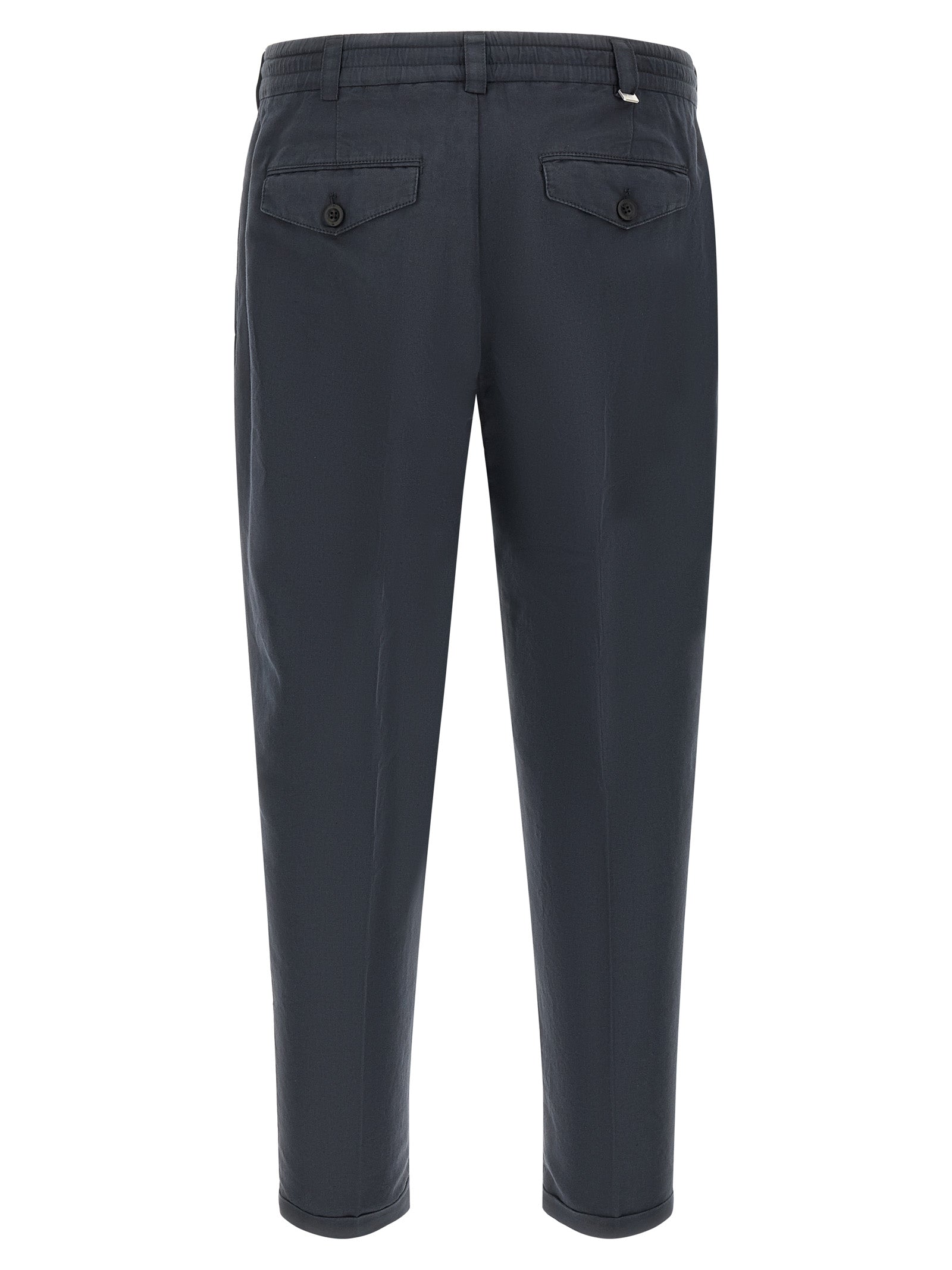 PT Torino Blaue Leinenhose