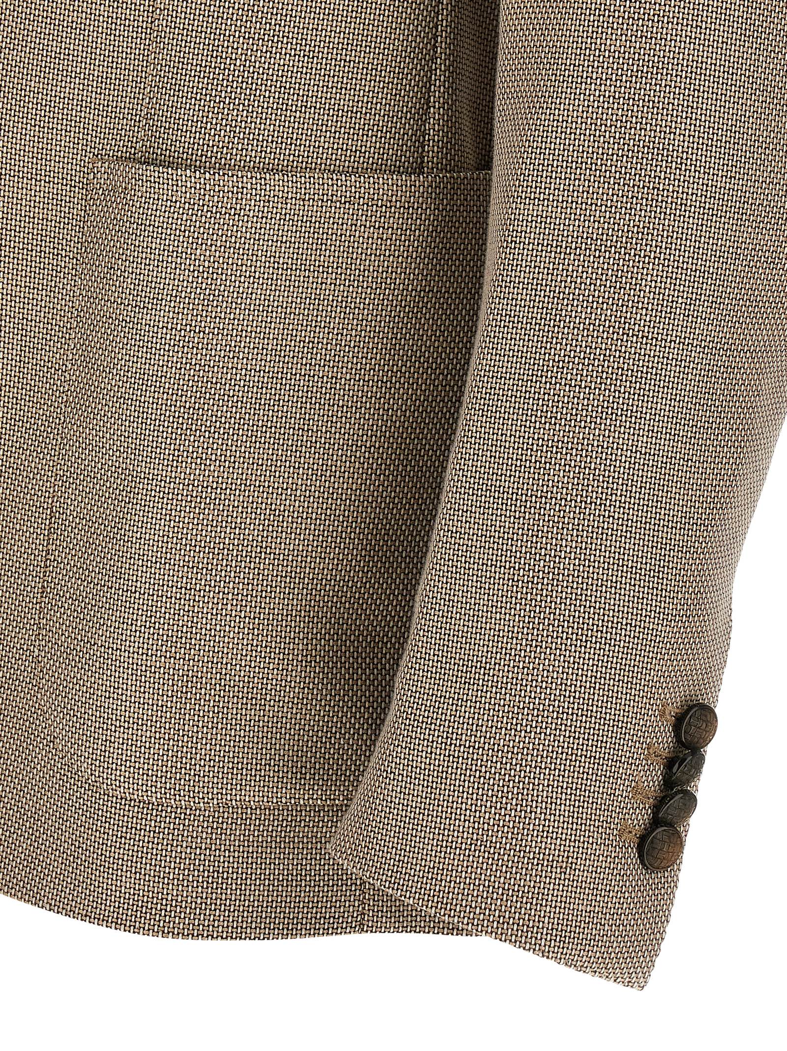 Tagliatore Brauner Baumwollblazer
