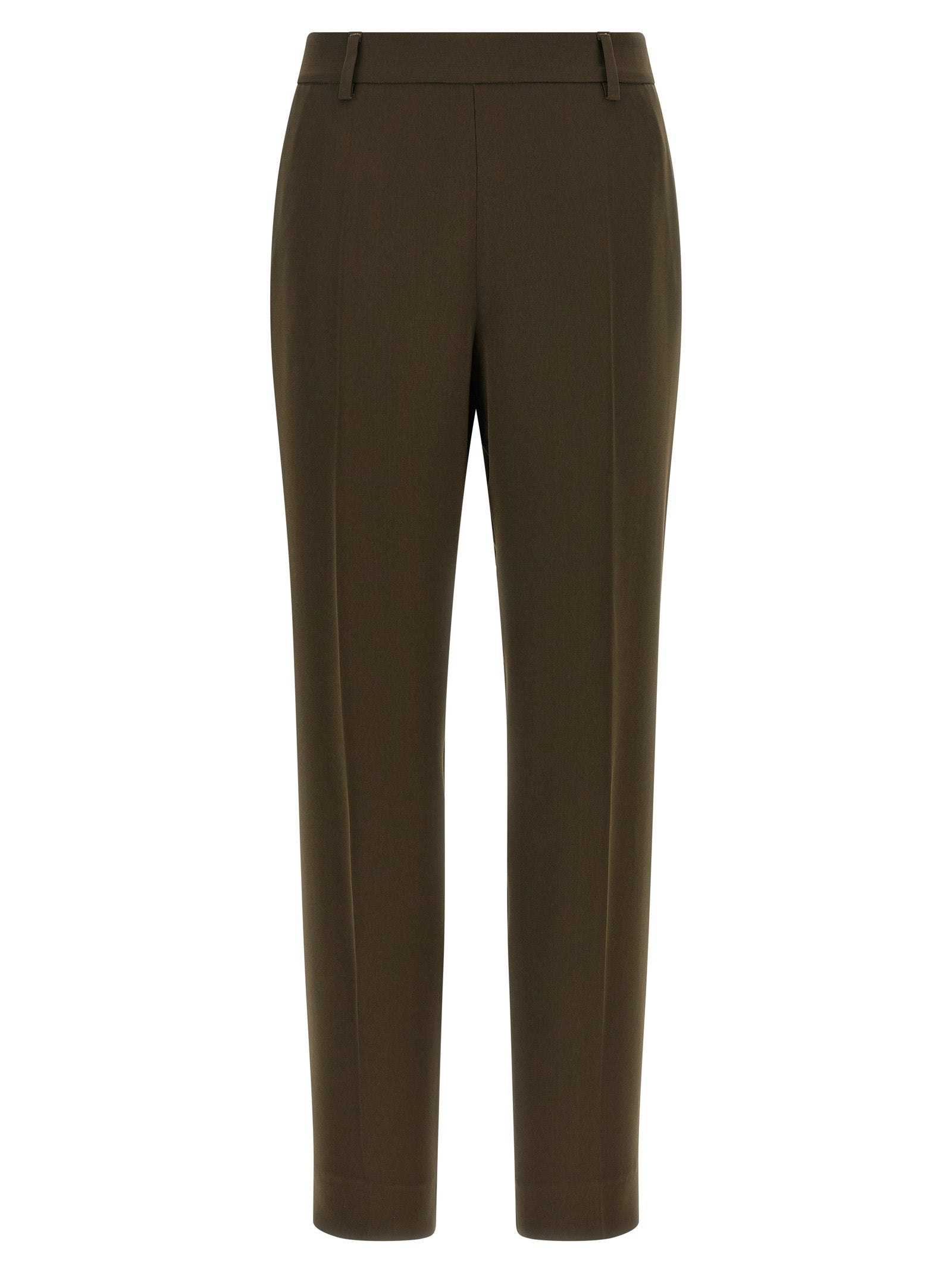 Alberto Biani Zweifarbige Triacetat-Freizeithose