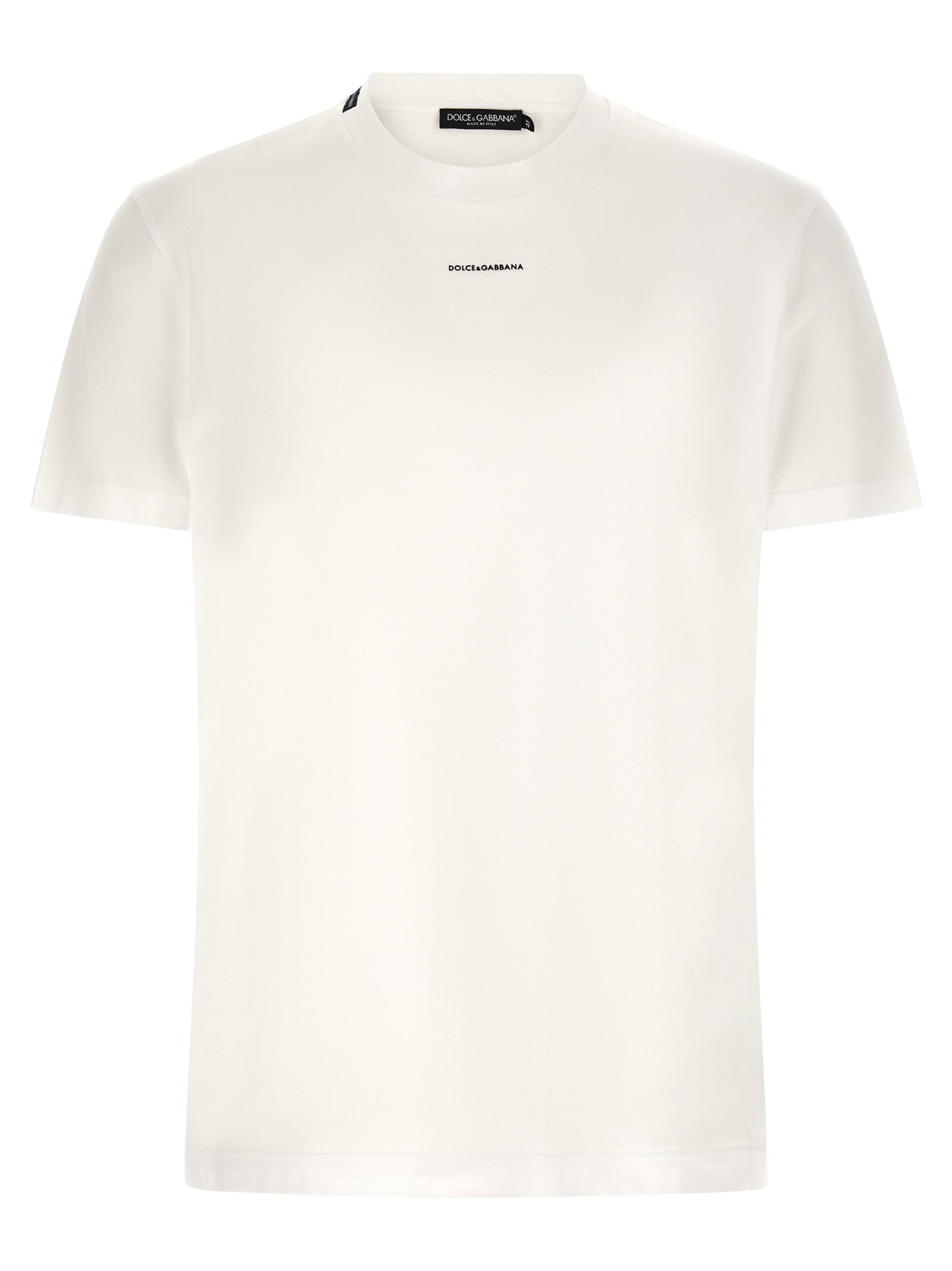 Dolce & Gabbana Weißes Baumwoll-T-Shirt