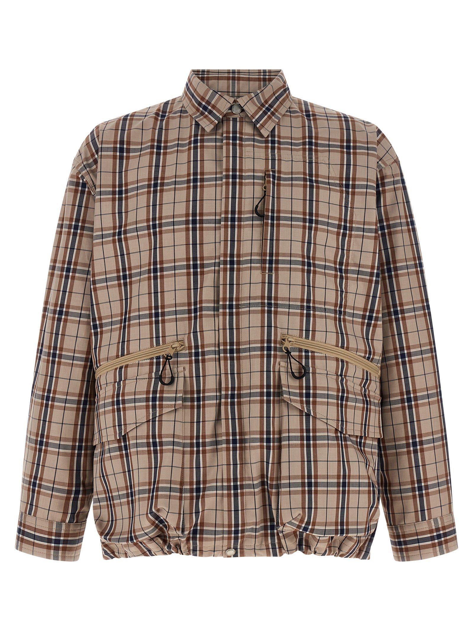 Comme Des Garçons Beige Baumwolljacke in voller Länge