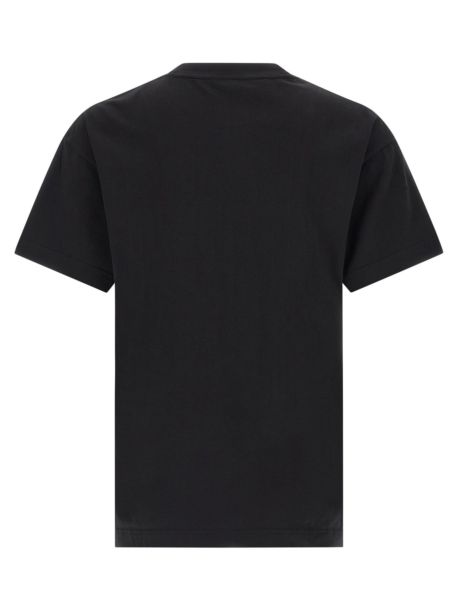 Palm Angels Schwarzes Baumwoll-T-Shirt