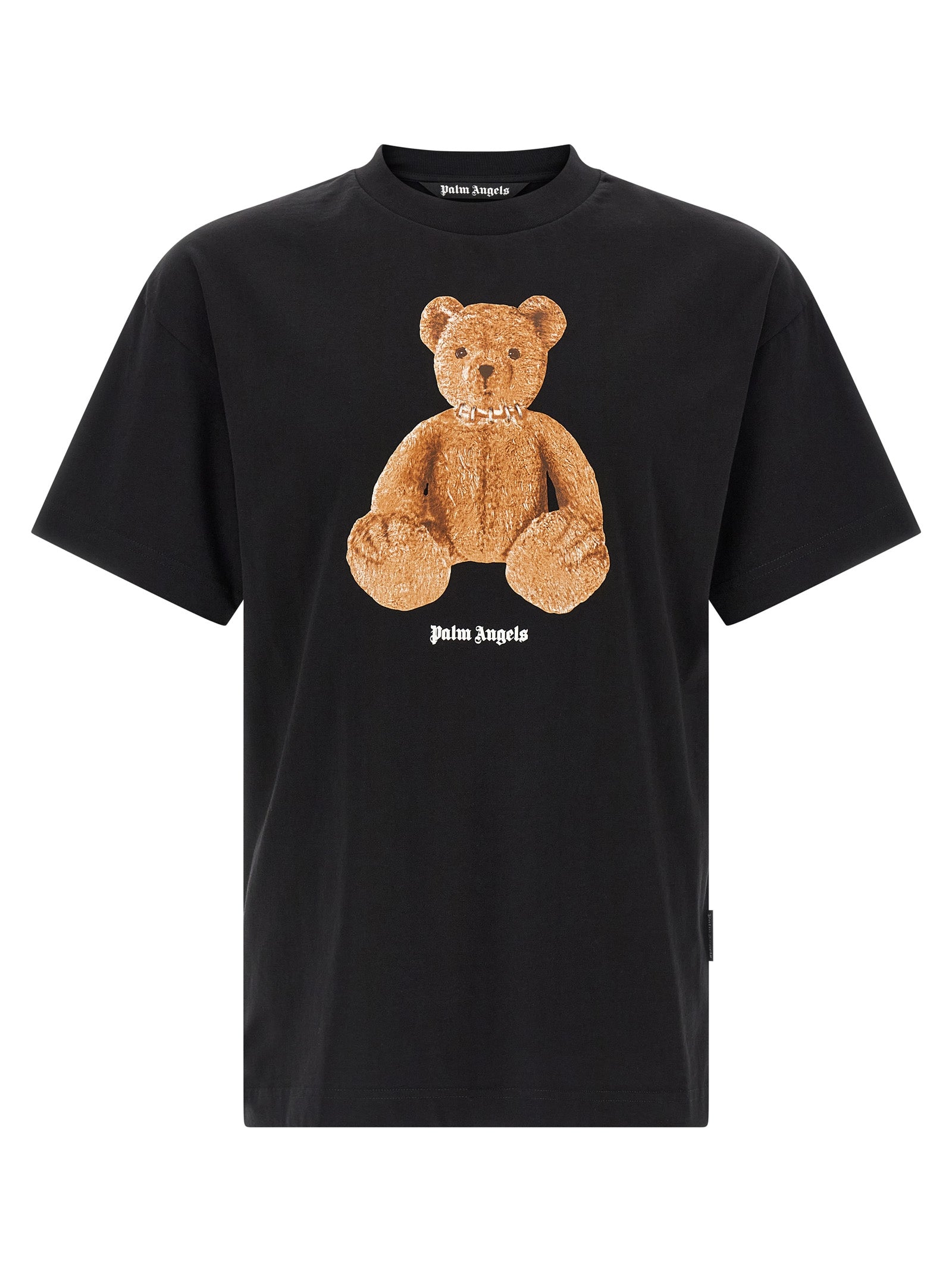 Palm Angels Schwarzes Baumwoll-T-Shirt