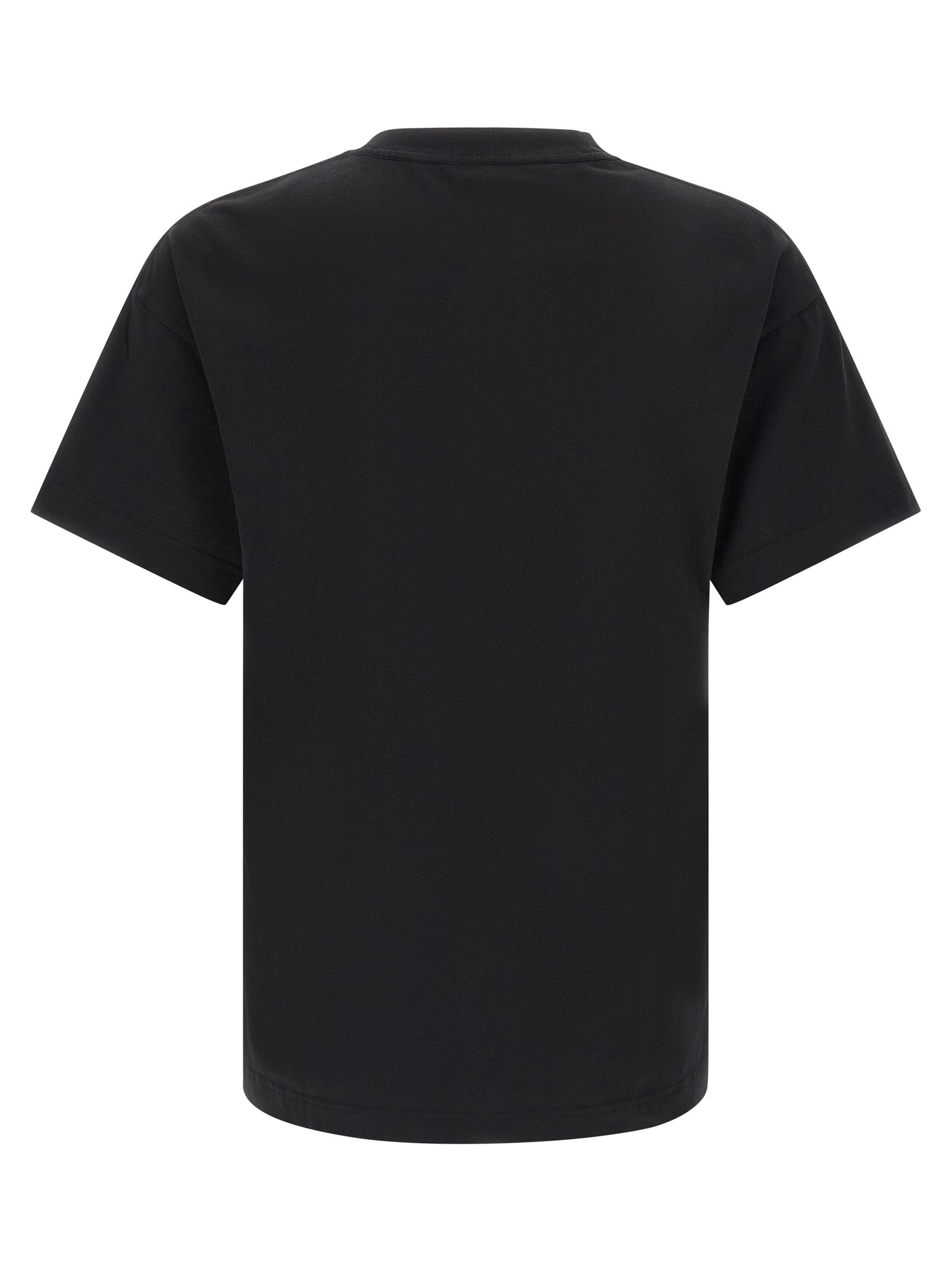 Palm Angels Schwarzes Baumwoll-T-Shirt