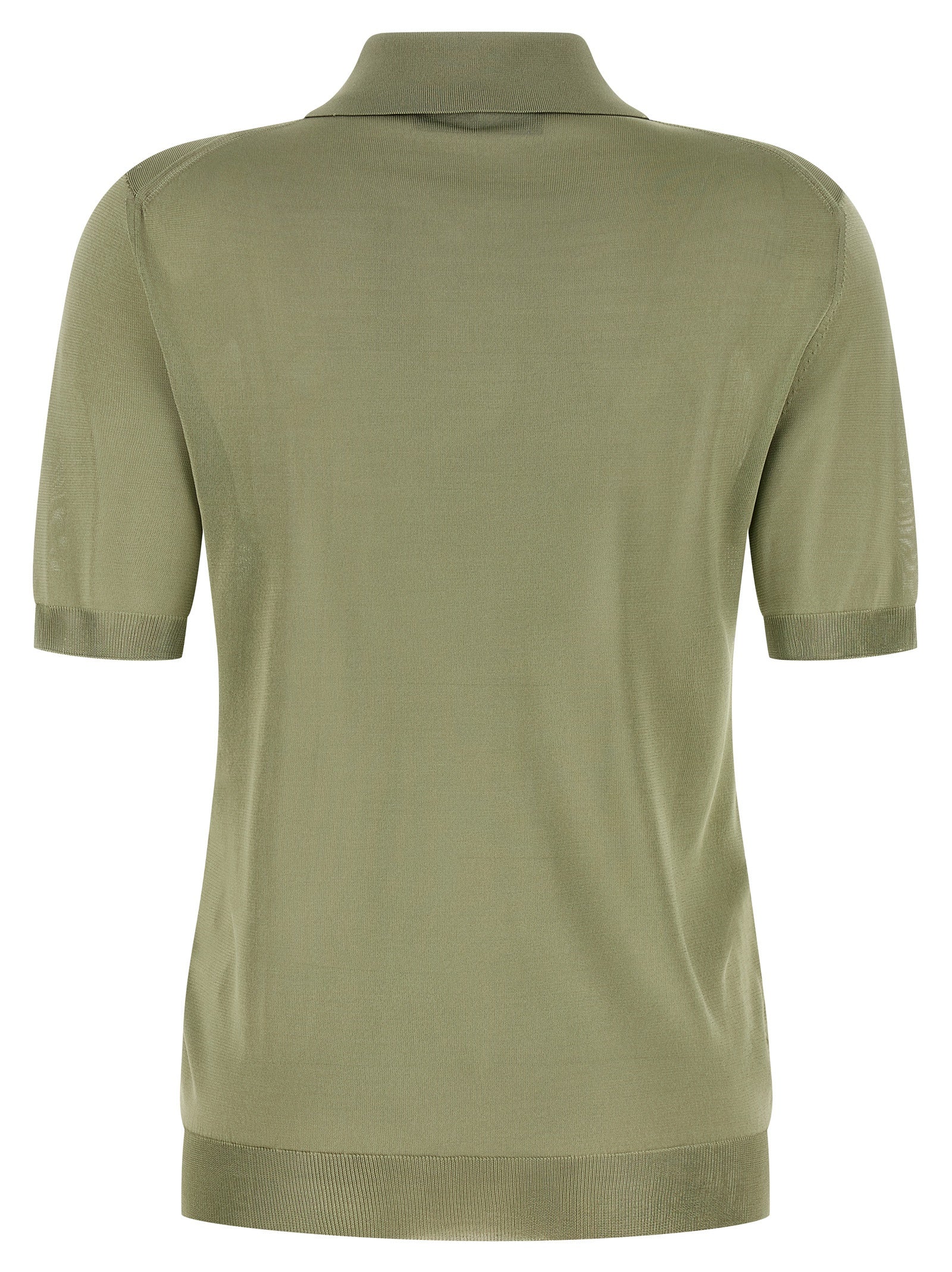 Fendi Zweifarbige Viskose-Poloshirt