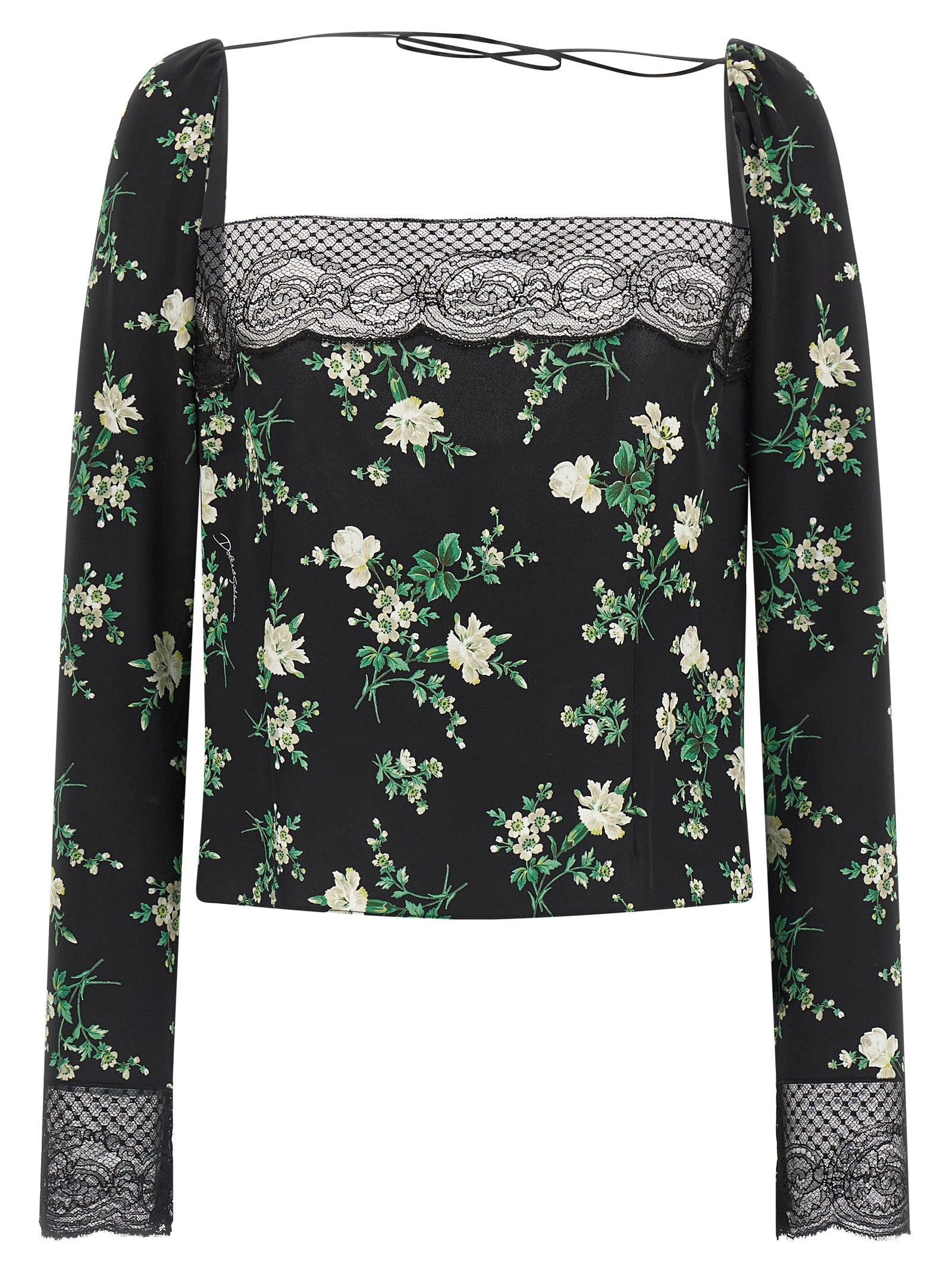 Dolce & Gabbana Schwarzes Tanktop aus Sisal