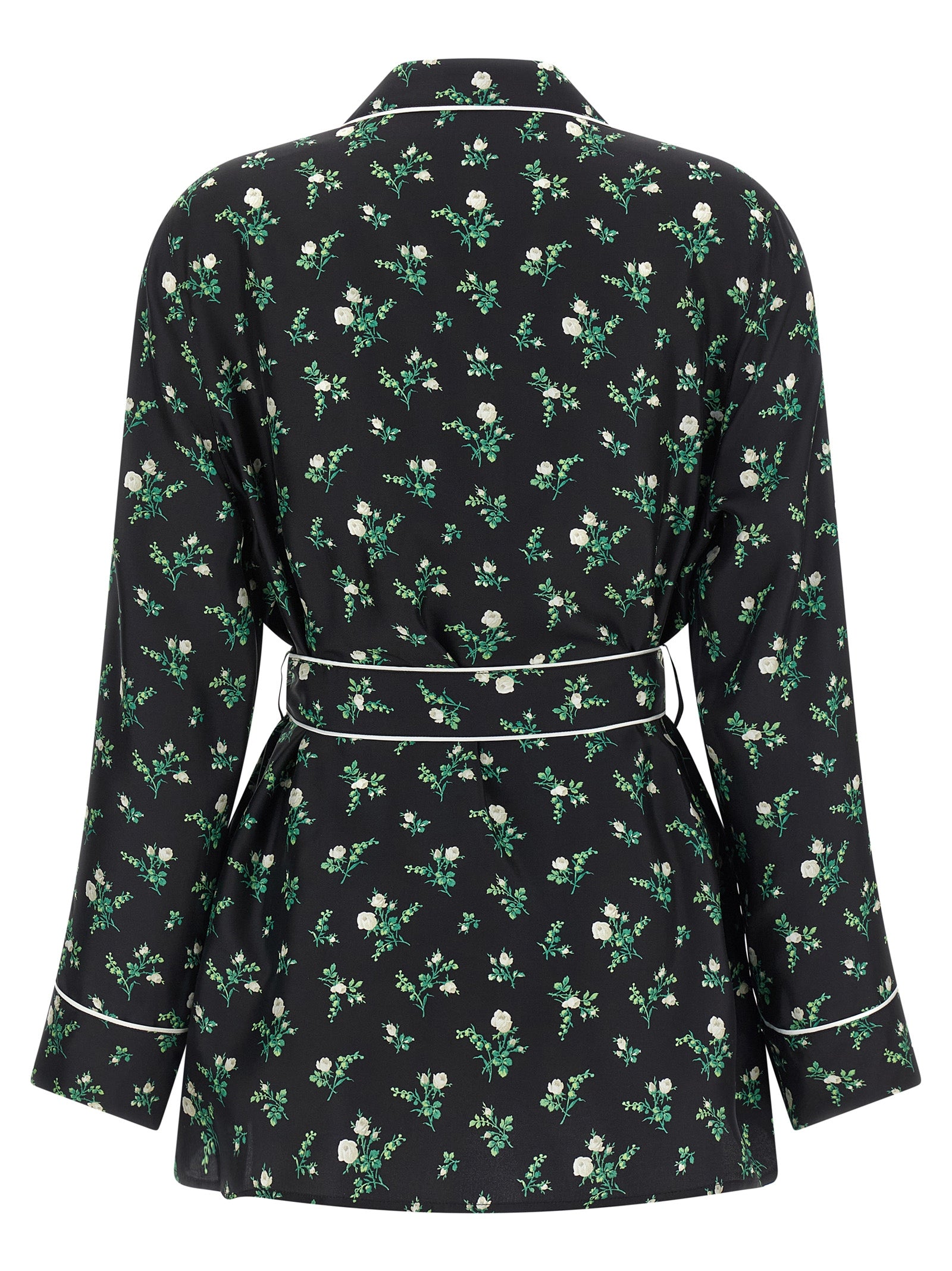 Dolce & Gabbana Schwarze Seidenbluse