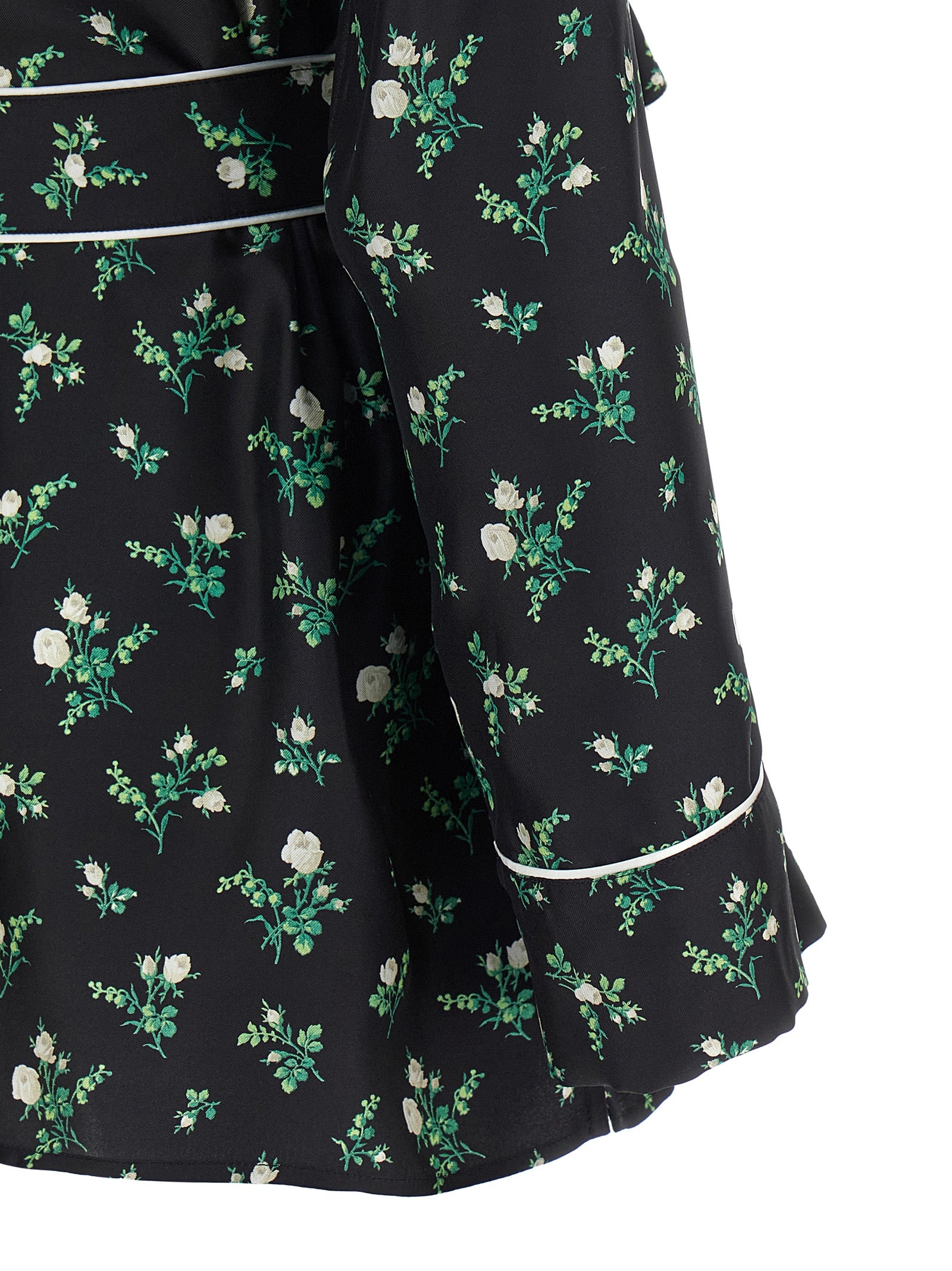 Dolce & Gabbana Schwarze Seidenbluse