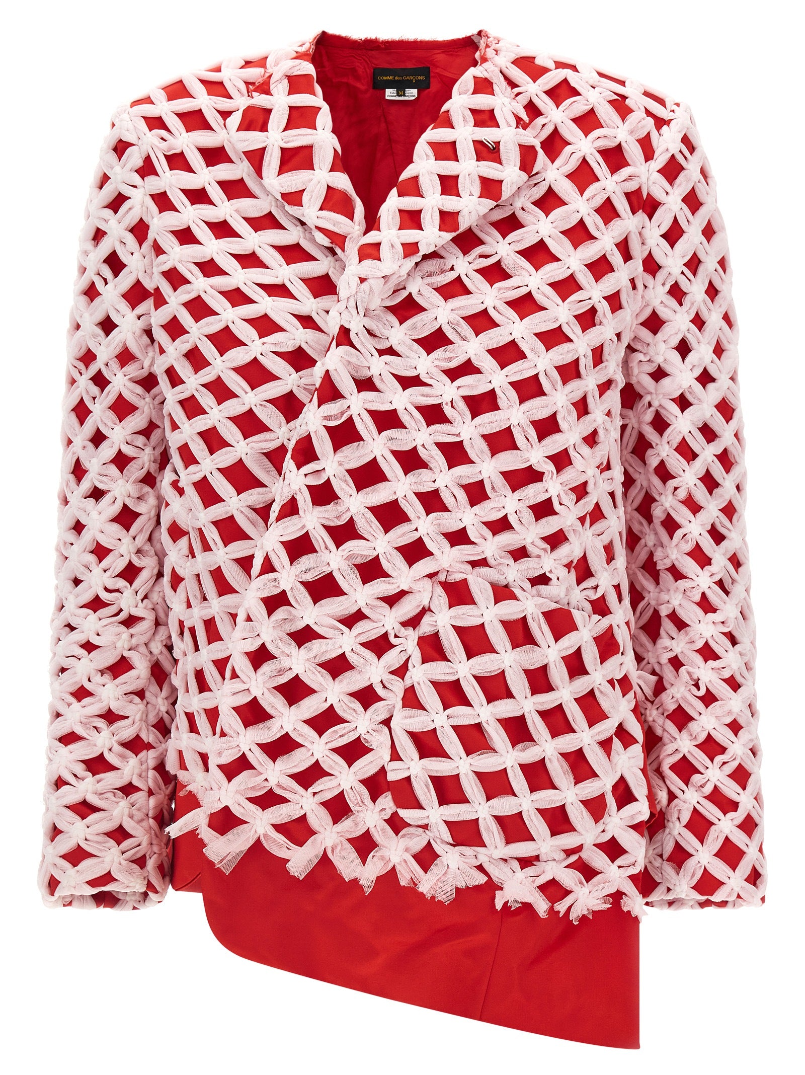 Comme Des Garçons Mehrfarbiger Polyester-Blazer