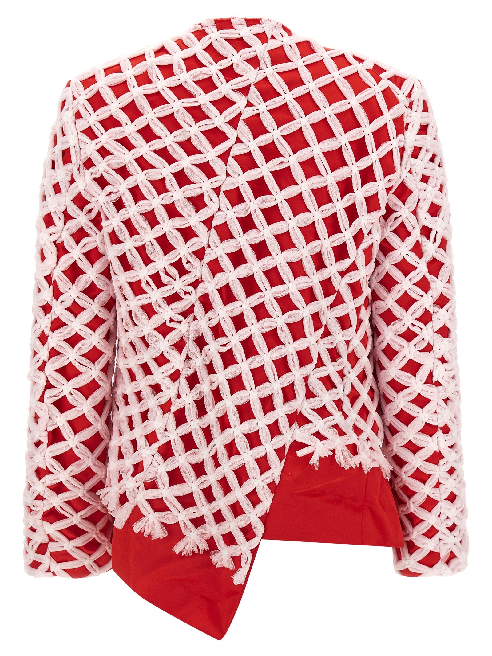 Comme Des Garçons Mehrfarbiger Polyester-Blazer