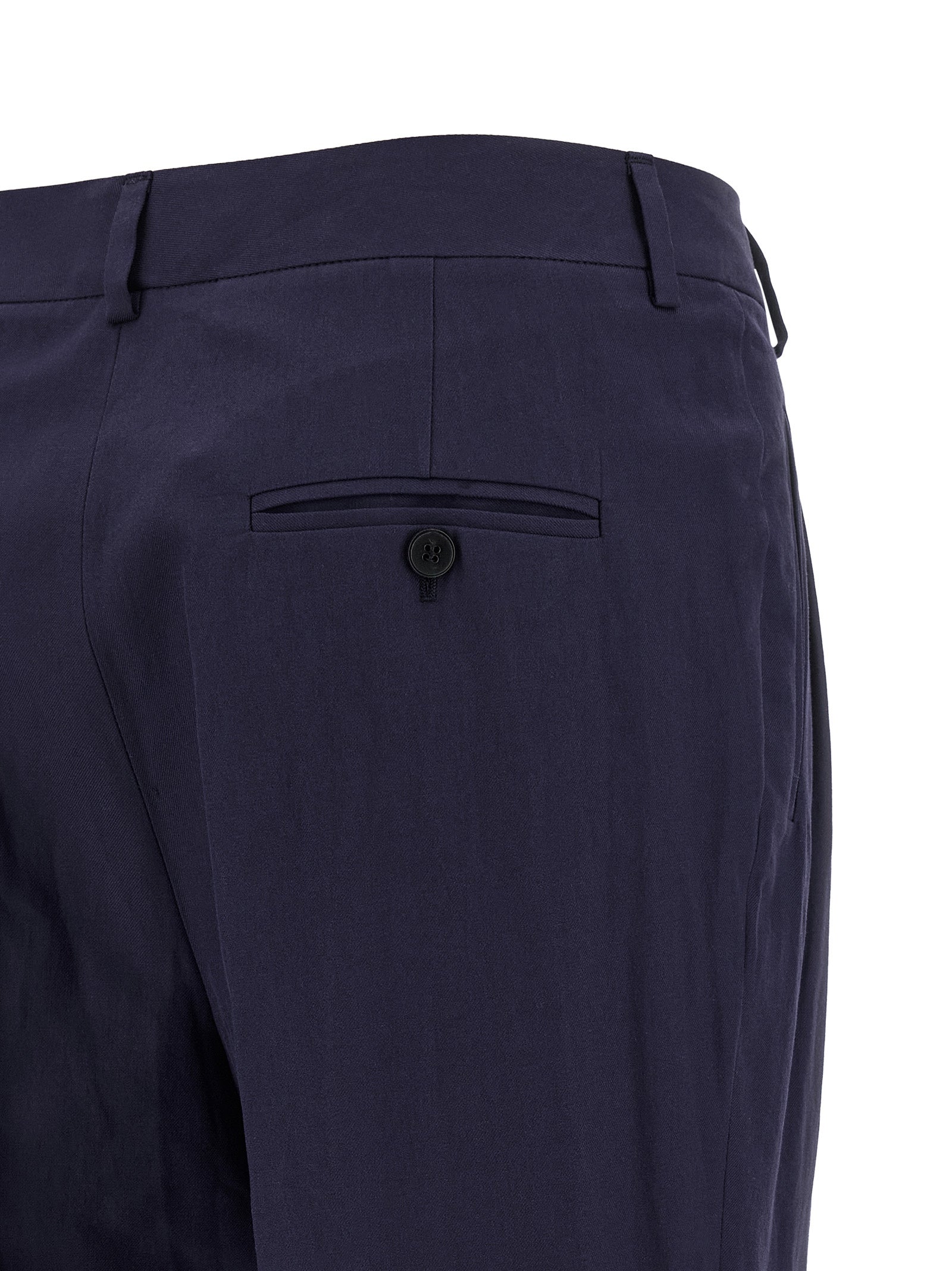 Alberto Biani Blaue Baumwollhose