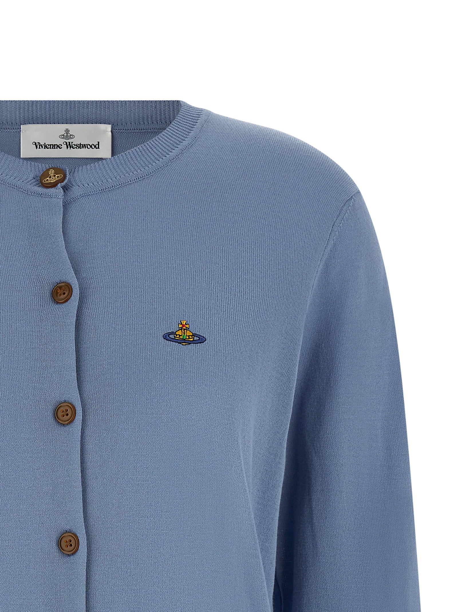 Vivienne Westwood Blauer Baumwollcardigan