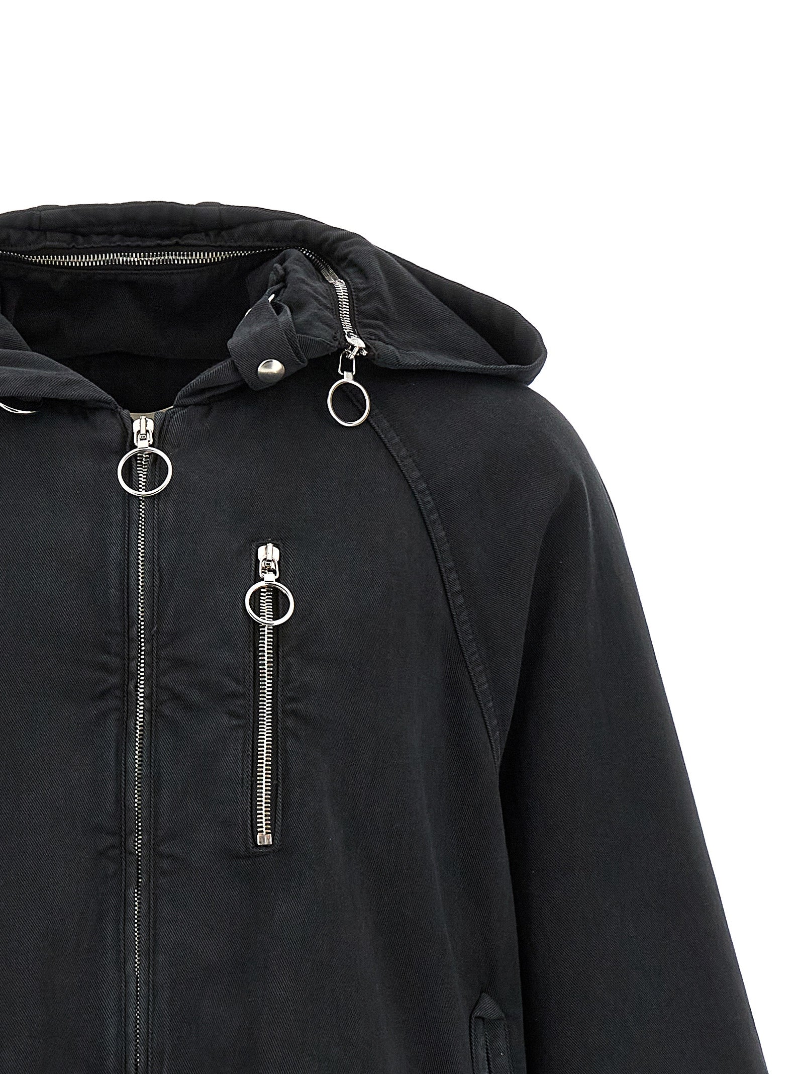 Namacheko Schwarze Baumwoll-Shell-Jacke