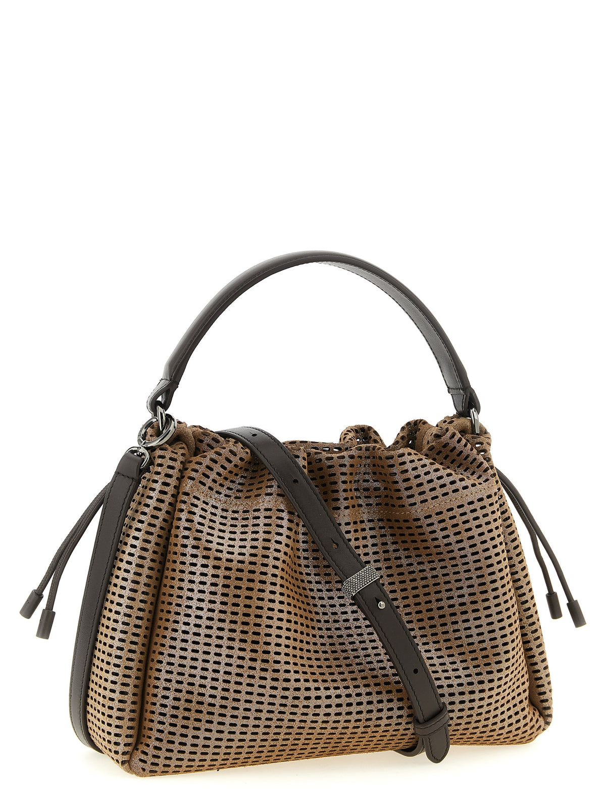 Brunello Cucinelli Braune Kalbsleder-Handtasche