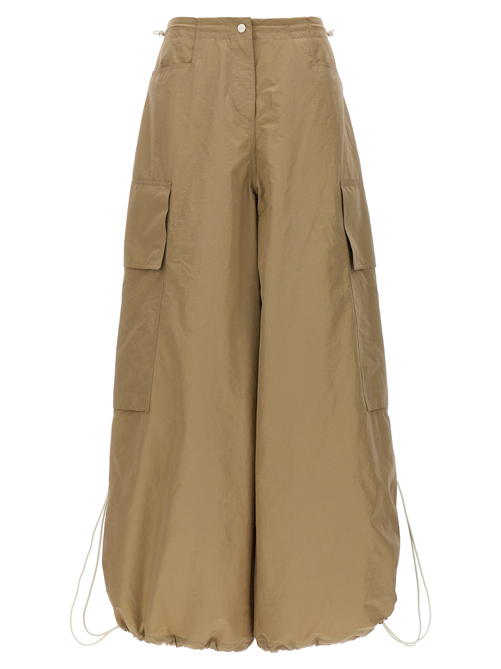 Palm Angels Beige Polyamid Freizeithose