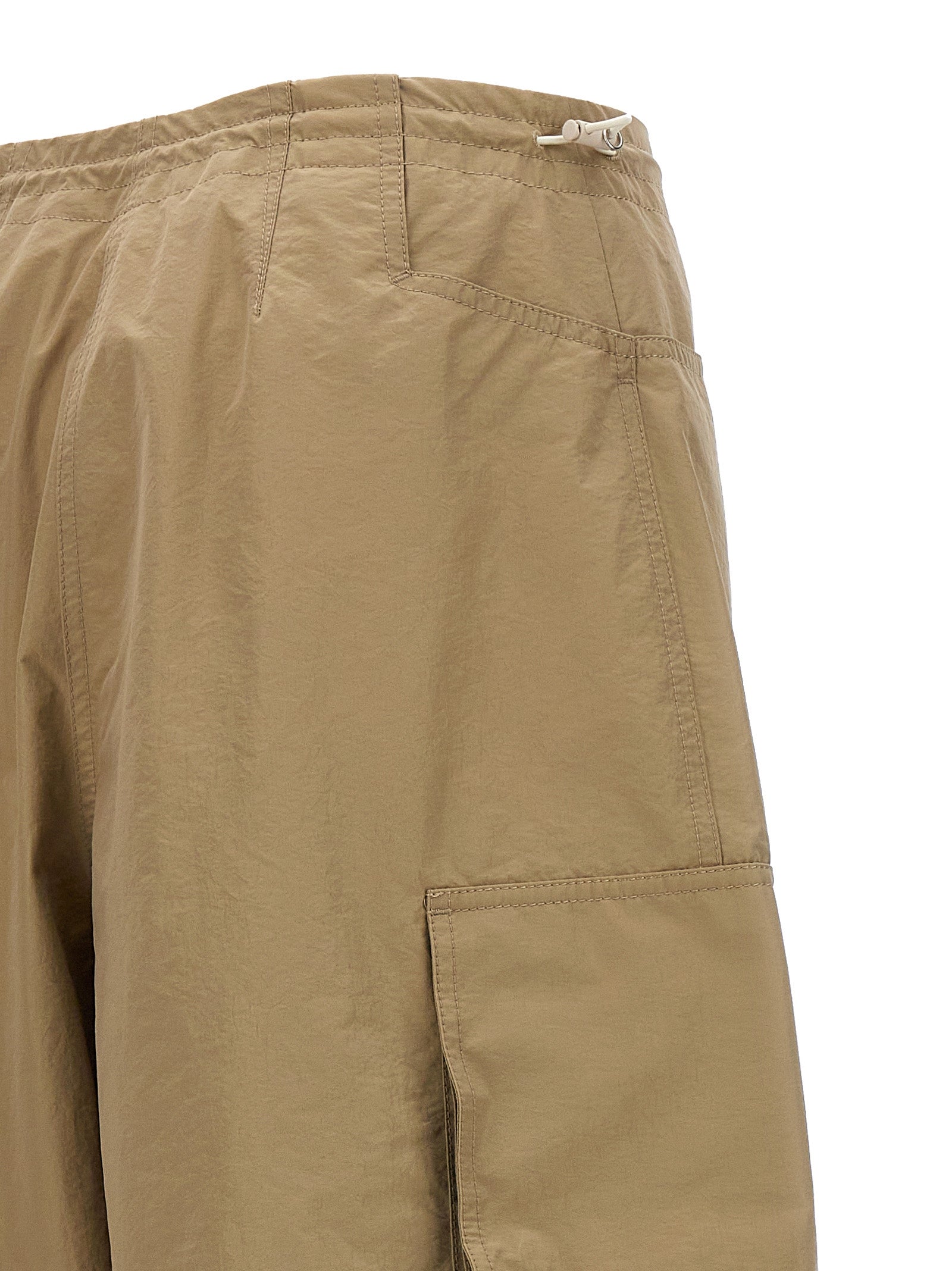 Palm Angels Beige Polyamid Freizeithose