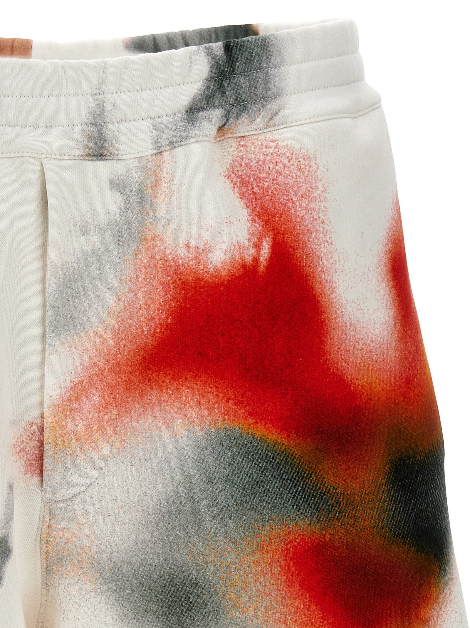 Alexander McQueen Mehrfarbige Baumwoll-Bermudashorts