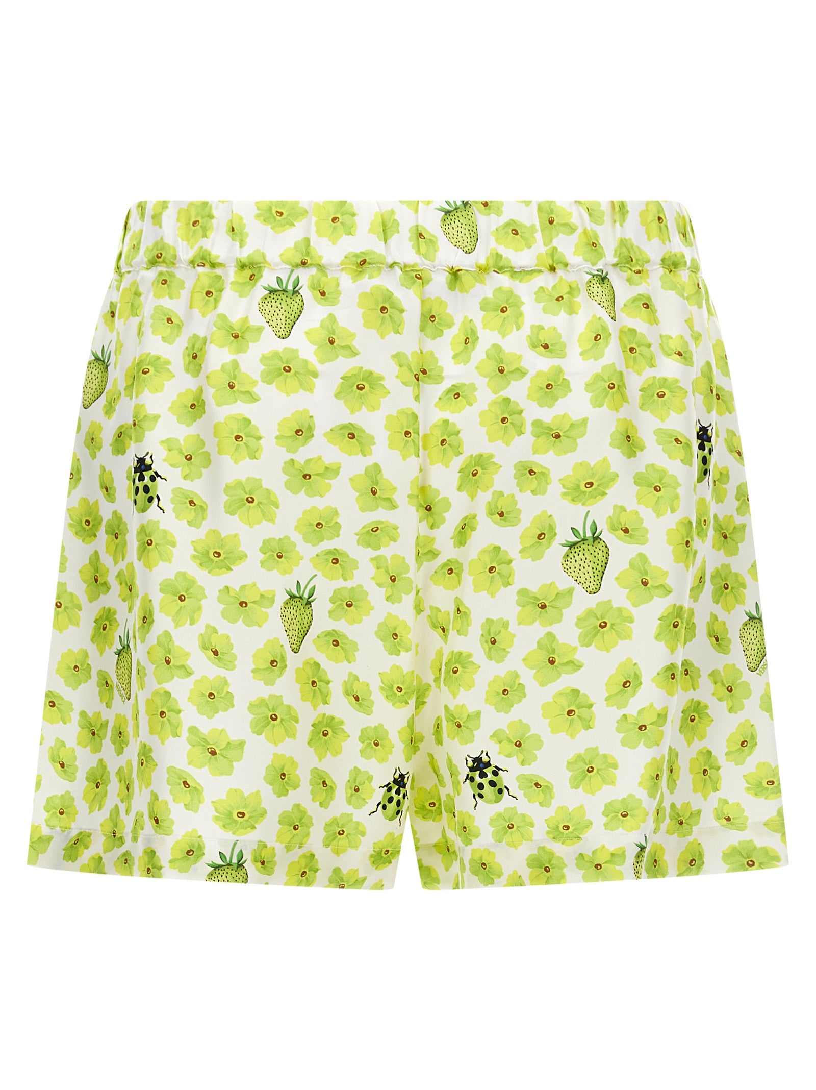Versace Mehrfarbige Cargo-Shorts aus Seide