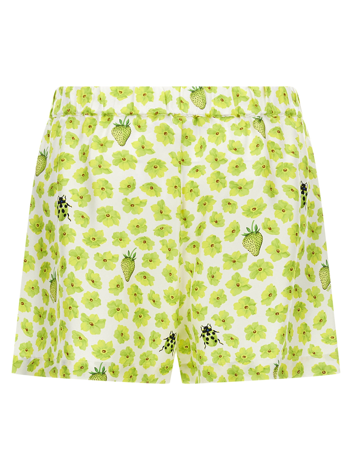 Versace Mehrfarbige Cargo-Shorts aus Seide