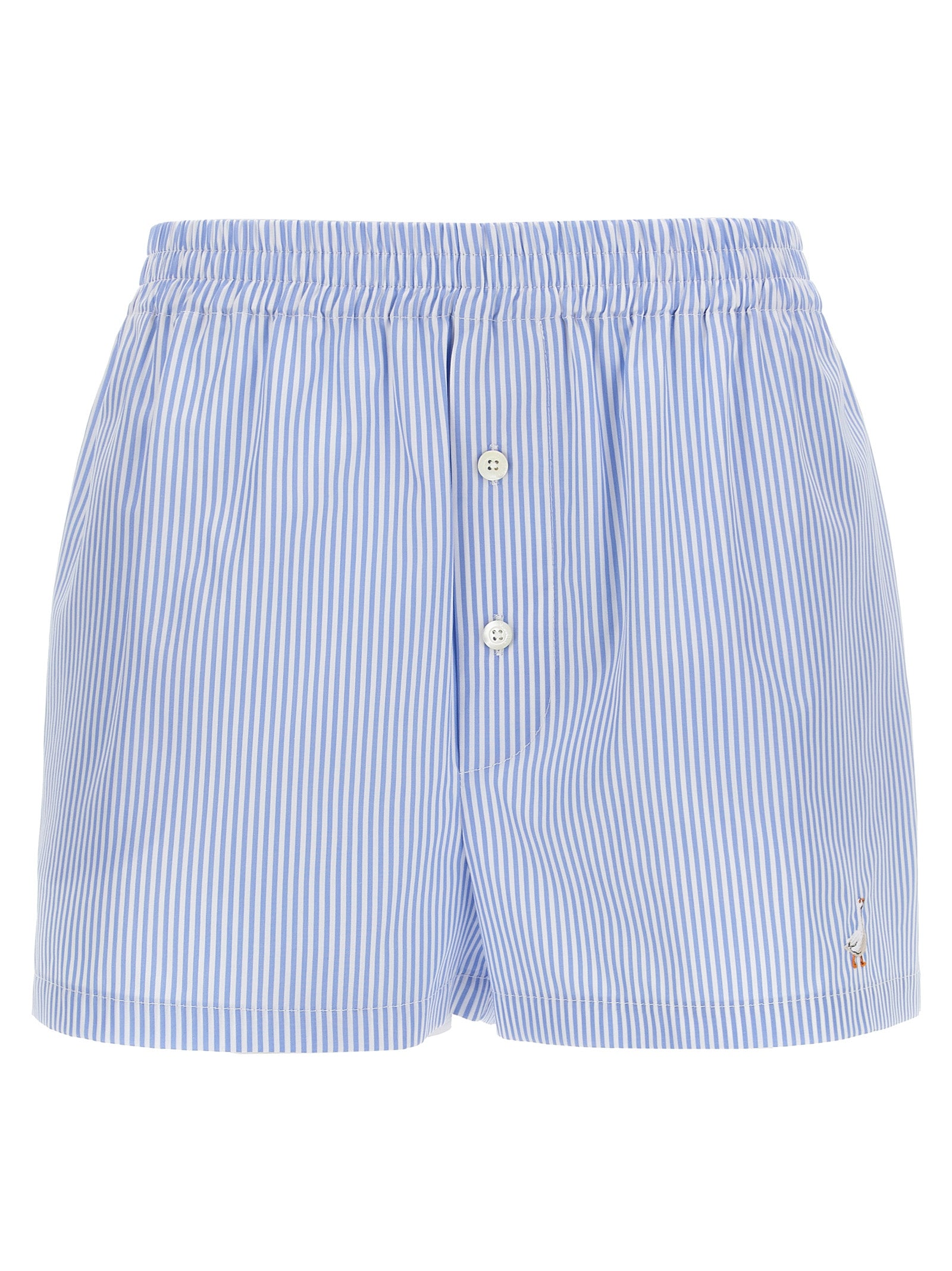 Moschino Blaue Baumwoll-Bermudashorts