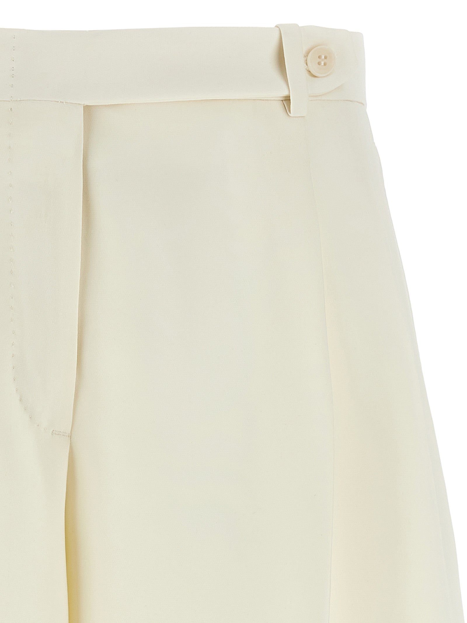 Brioni Weiße Seiden-Bermudashorts