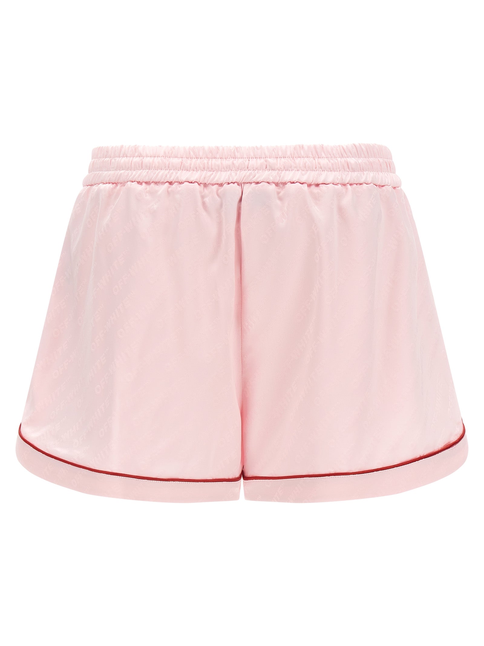 Off-White Mehrfarbige Viskose-Bermudashorts